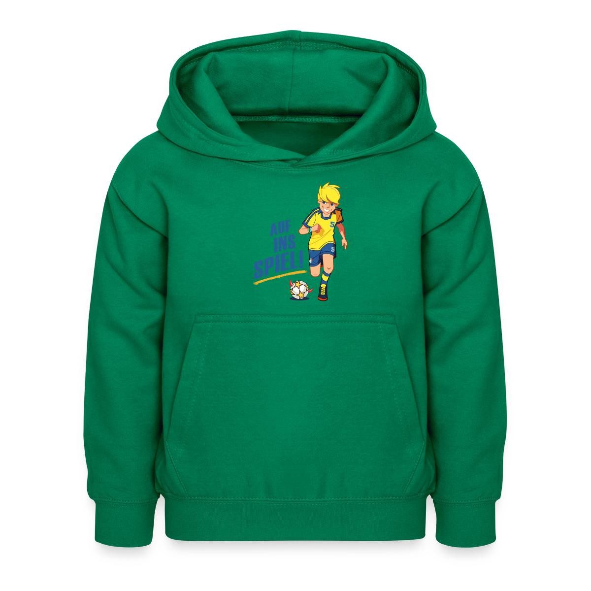 Spreadshirt Teufelskicker Auf Ins Spiel Kinder Hoodie (1-tlg)
