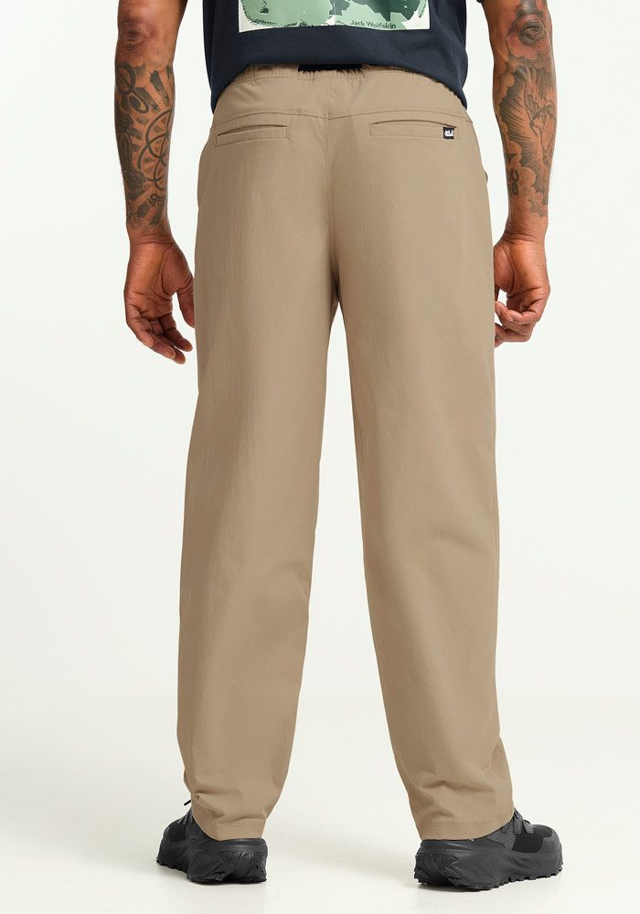 Jack Wolfskin Outdoorhose MAHANI PANTS M mit Schnallenverschluss, windabweisend, in Stretch-Qualität