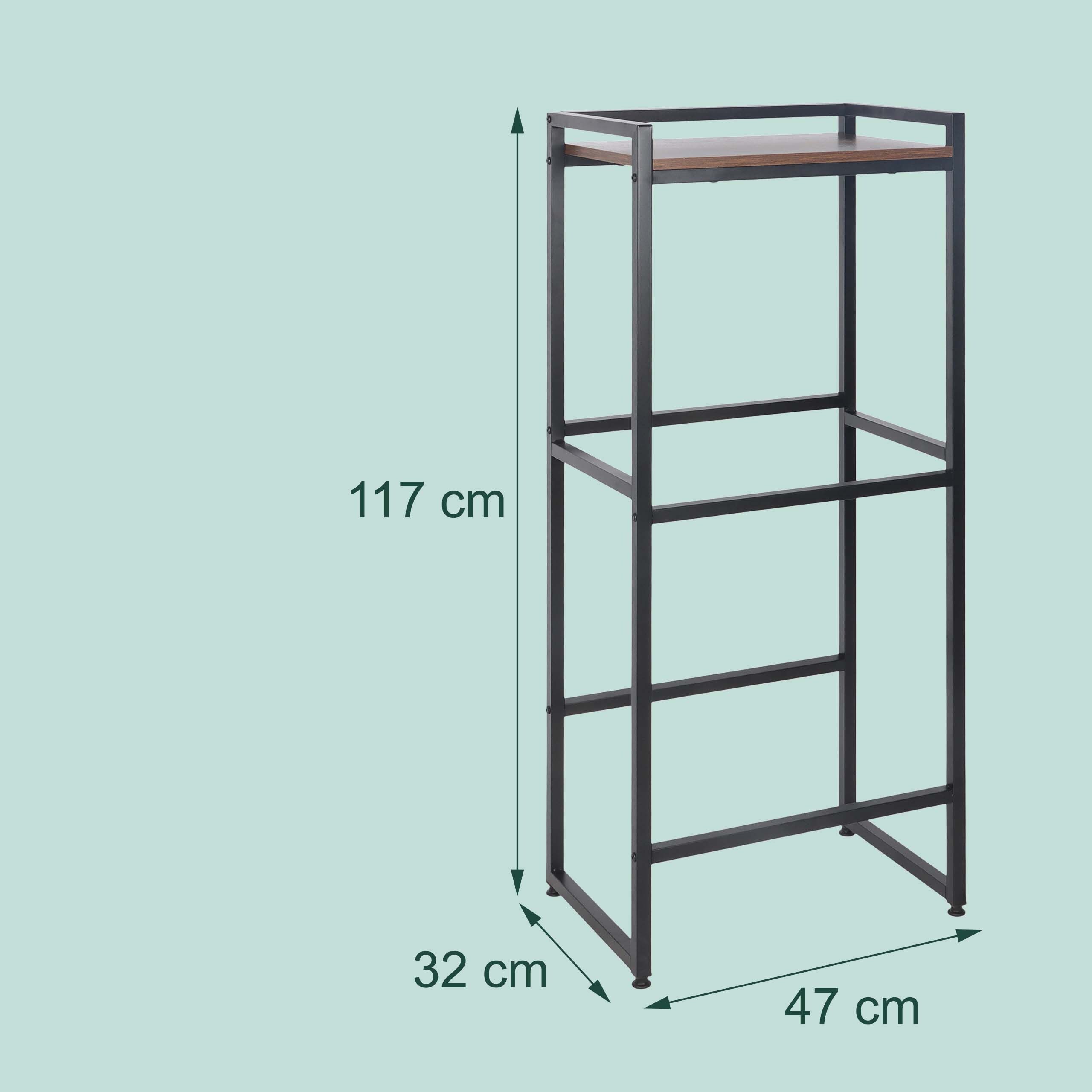 relaxdays Kastenständer Getränkekistenregal mit Ablage, 1-tlg., 47 cm breit – Bild 4 von 5