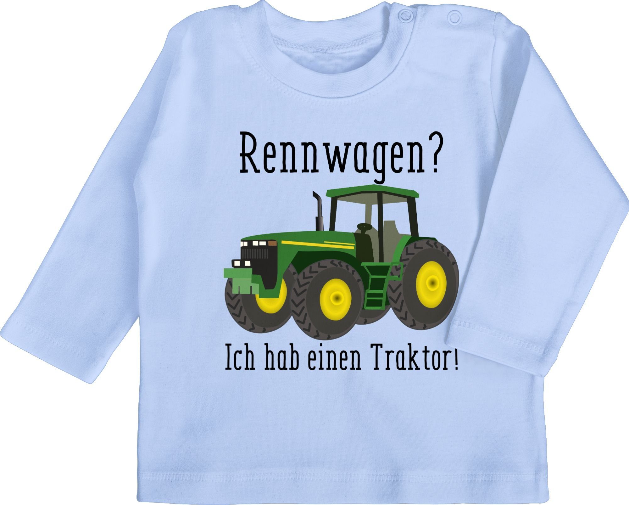Shirtracer T-Shirt Rennwagen Ich habe einen Traktor - Geschenk Landwirt  Trecker Bauer Ges Baby Bagger Traktor und Co.