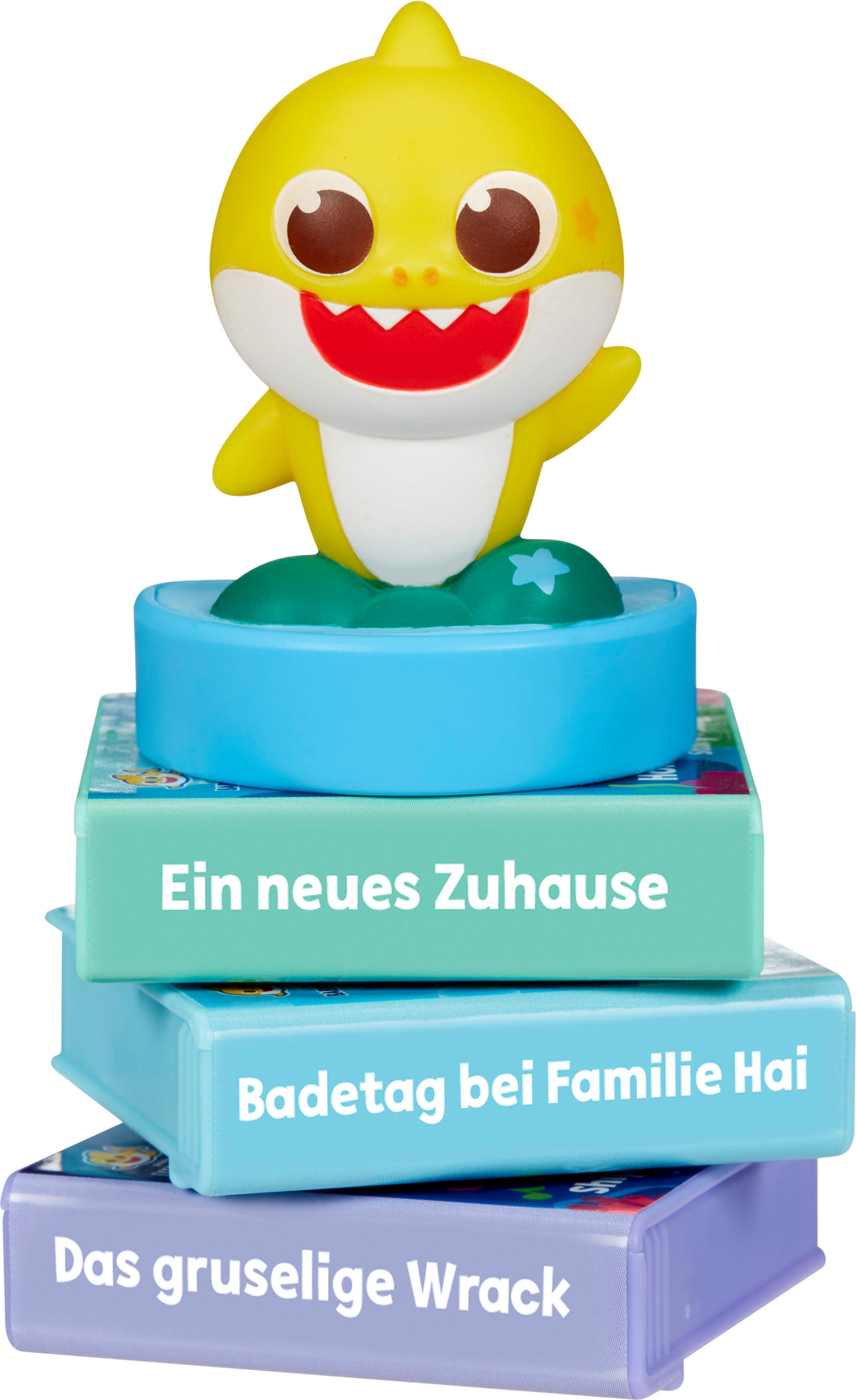 Little Tikes® Hörspielkassette Story Dream Machine, Großer Hai, Kleiner Hai Familien-Kollektion, (Set, 4-St), passend für Story Dream Machine