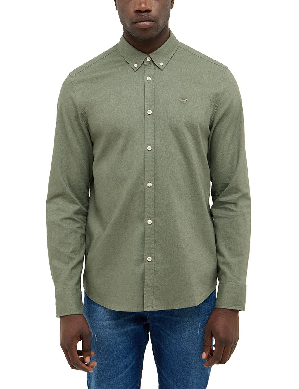 MUSTANG Langarmhemd Herren Style Rawlins günstig online kaufen