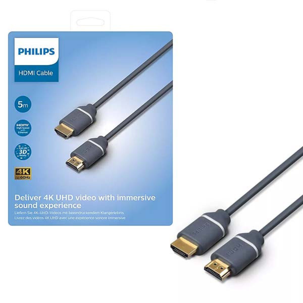 Philips Philips HDMI-Kabel 60Hz 5m Verlängerungskabel