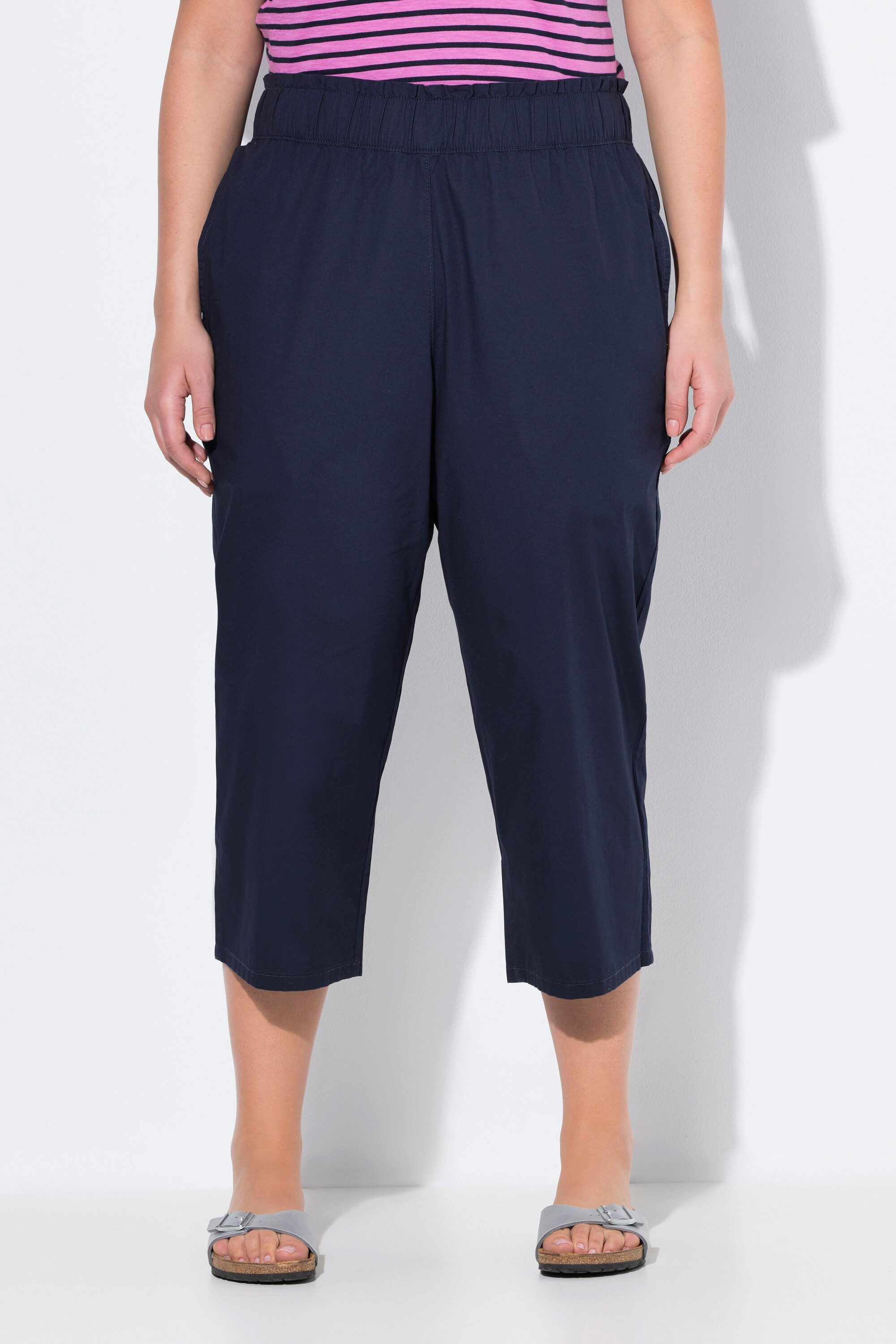 Ulla Popken Schlupfhose Culotte Rose weites günstig online kaufen