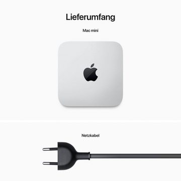 Apple Mac mini Mac Mini (Apple Apple M2 M2 CHIP, 10-Core, 24 GB RAM, 512 GB SSD, Luftkühlung)