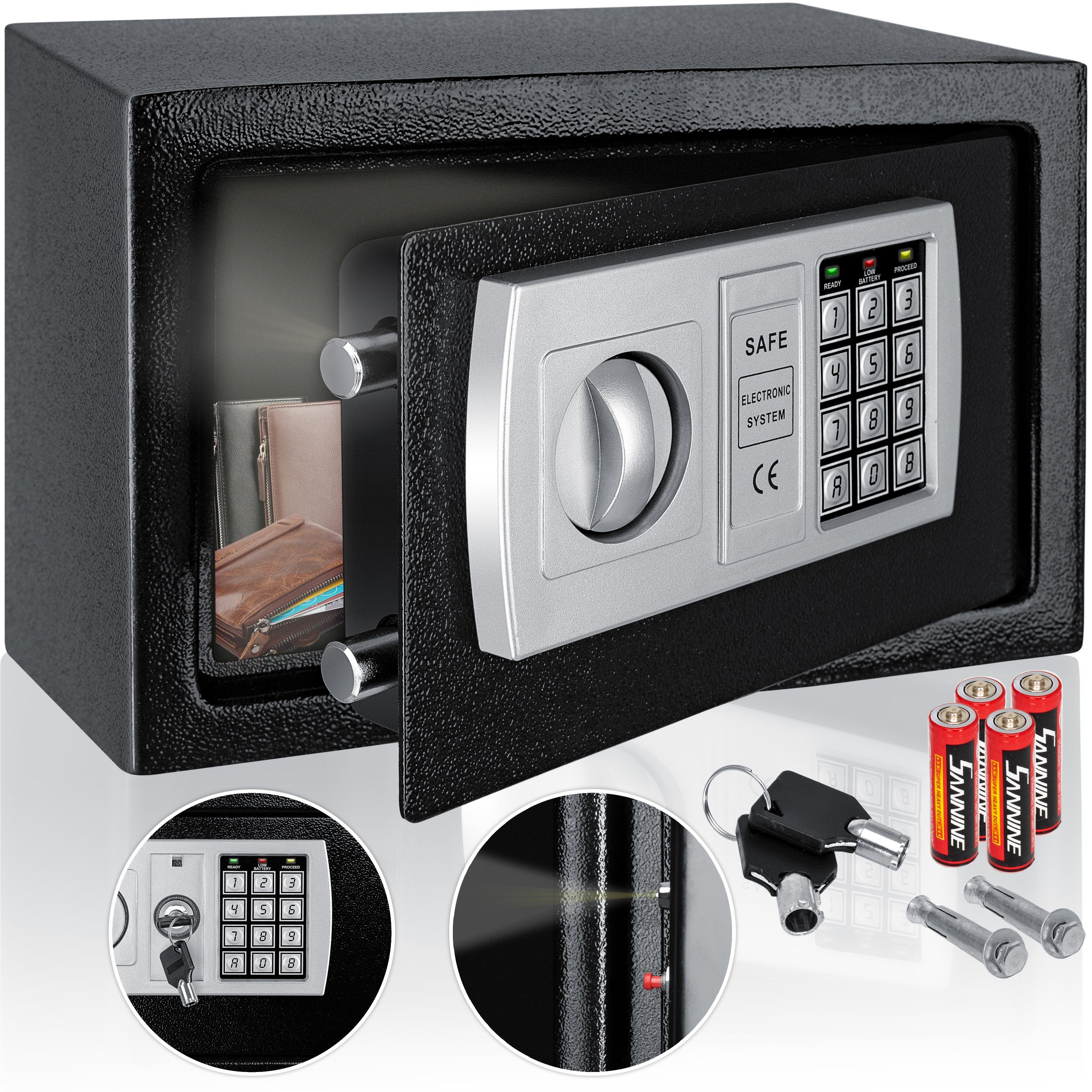 KESSER Tresor, Tresor Safe Elektronik-Zahlenschloss 31x20x20cm LED-Anzeige