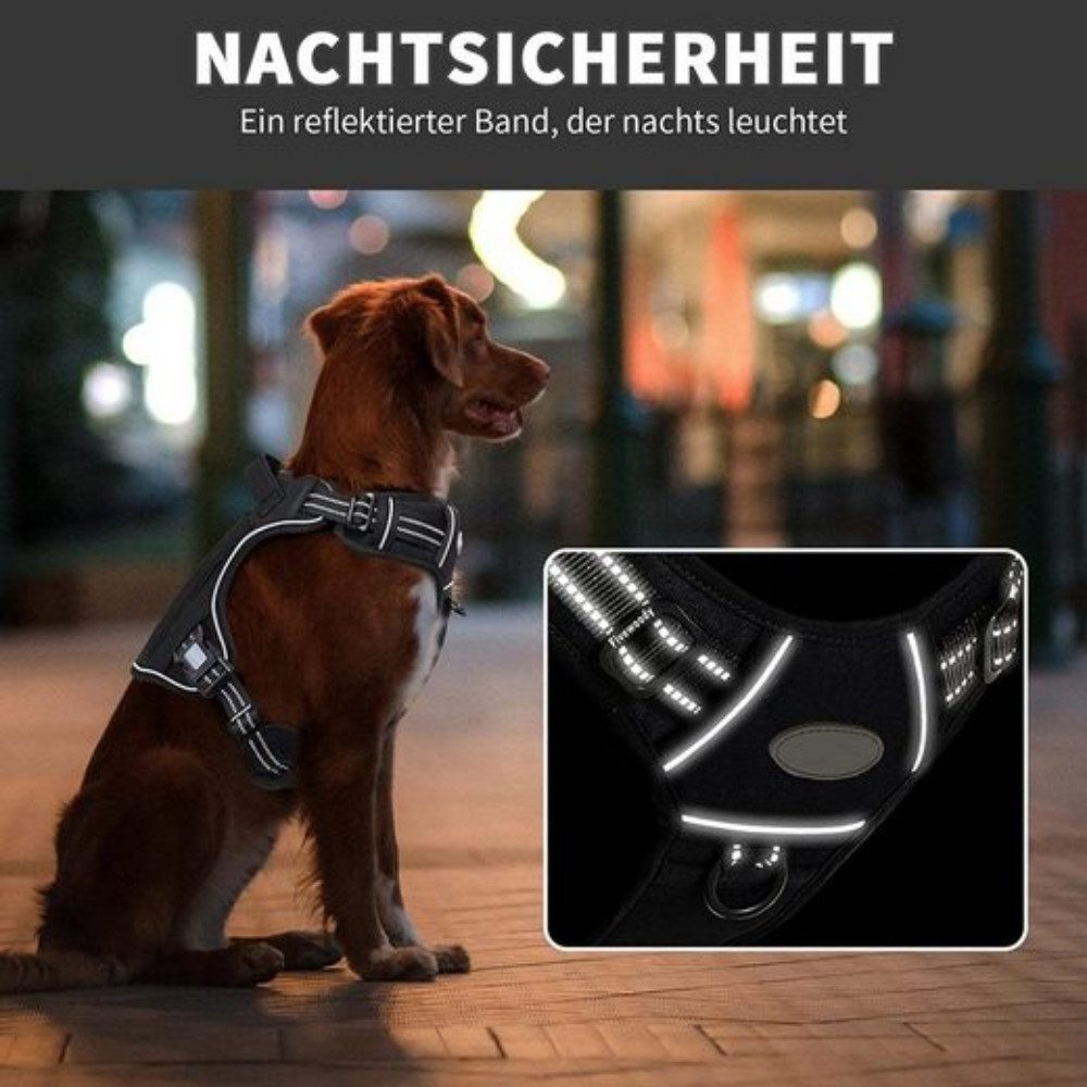 Blusmart Hunde-Geschirr Taktisches Hundegeschirr, Nylon, Verstellbares günstig online kaufen