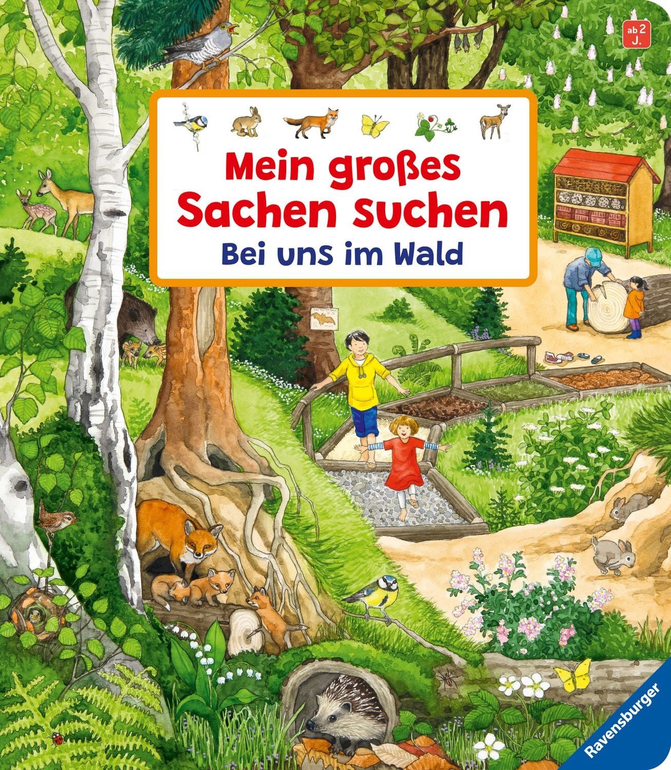 Mein großes Sachen suchen: Bei uns im Wald / Susanne Gernhäuser