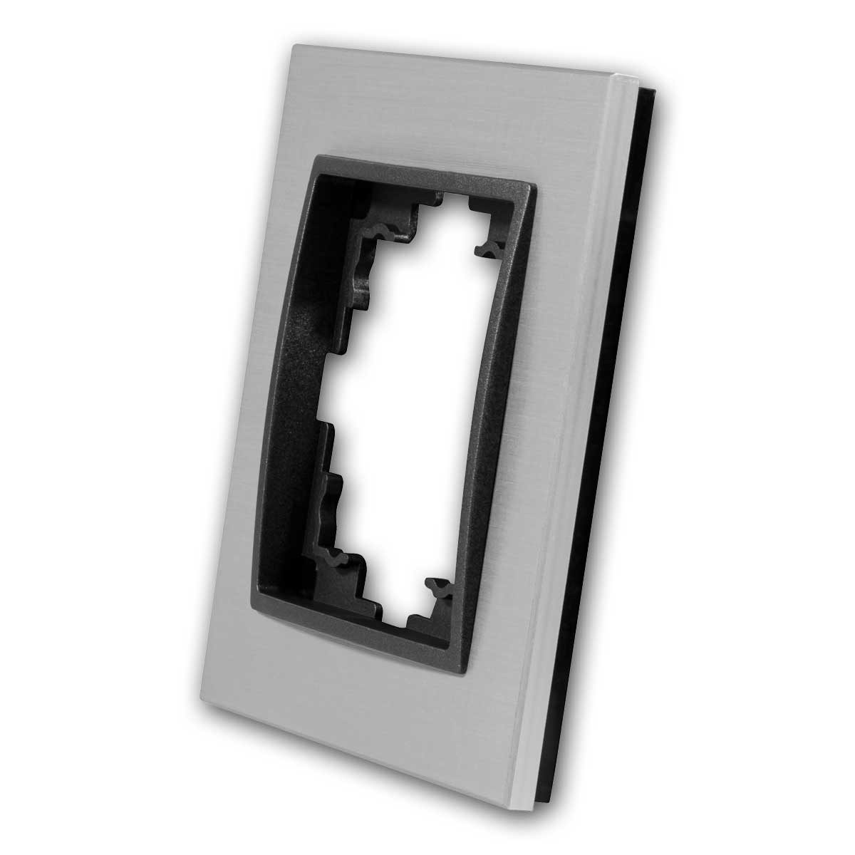 McPower Rahmen FLAIR Rahmen aus Aluminium, 1-fach, silber