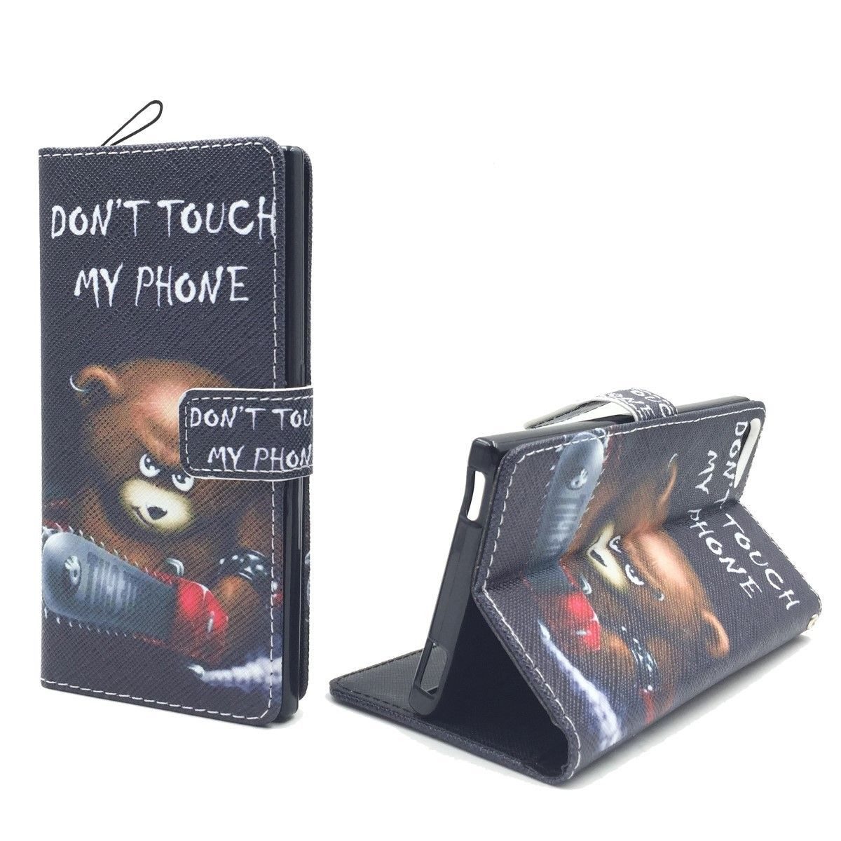König Design Handyhülle Wiko Highway Star, Wiko Highway Star Handyhülle Bookcover Schwarz
