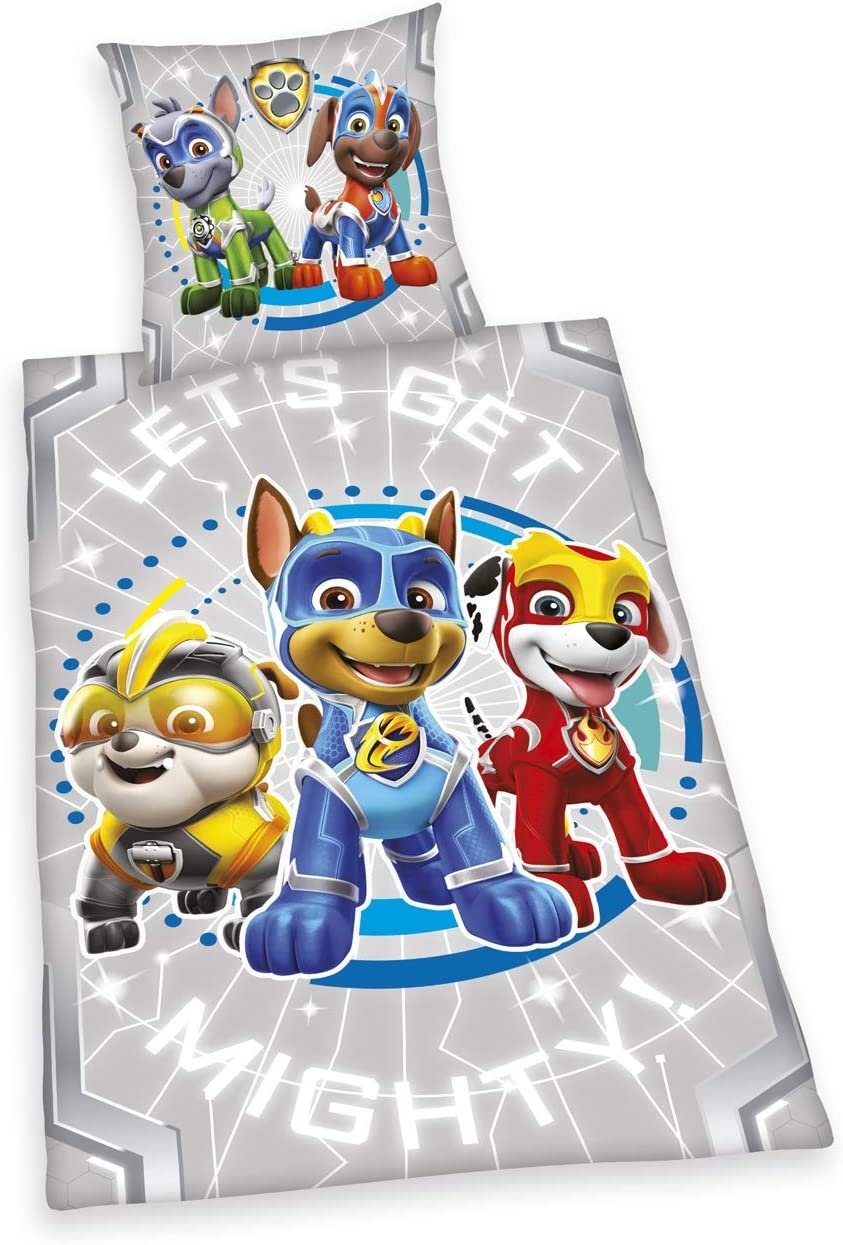 Herding Постельное белье Paw Patrol Постельное белье 135 x 200 cm, Baumolle, 2 teilig, Bettbezug Kopfkissenbezug Set kuschelig weich hochwertig