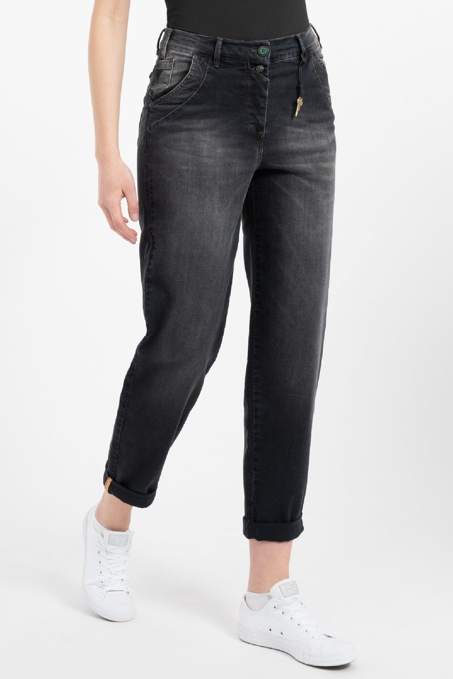 Recover Pants Relax-fit-Jeans ALLEGRA BLACK