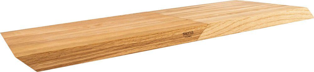 Siena Home Schneidebrett BRESCIA, Eichenholz (2-St), 45° Griffleiste, FSC®-zertifiziertem Eichenholz, aus
