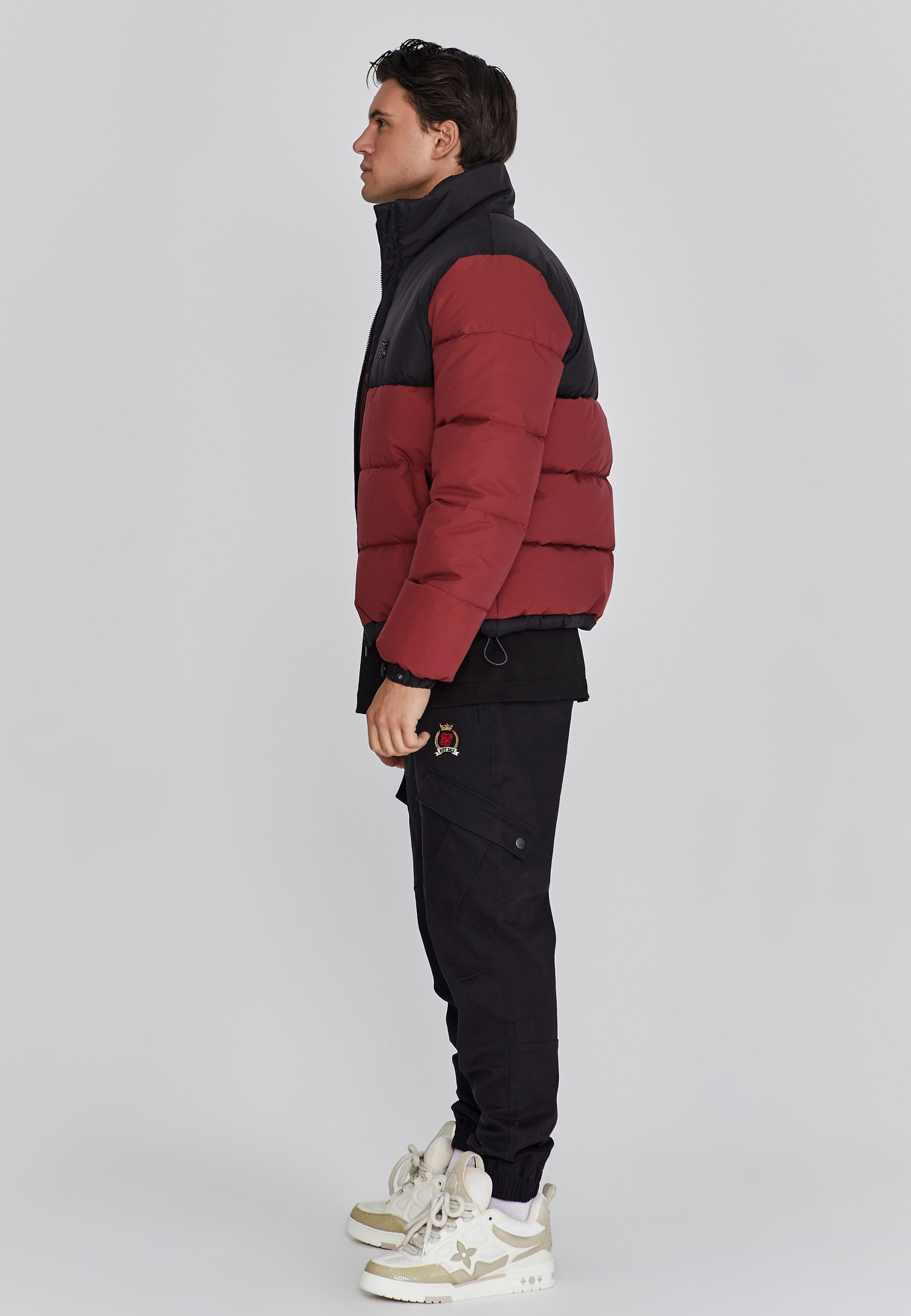 Siksilk Outdoorjacke SikSilk Herren Rote Outdoorjacke – Bild 4 von 5