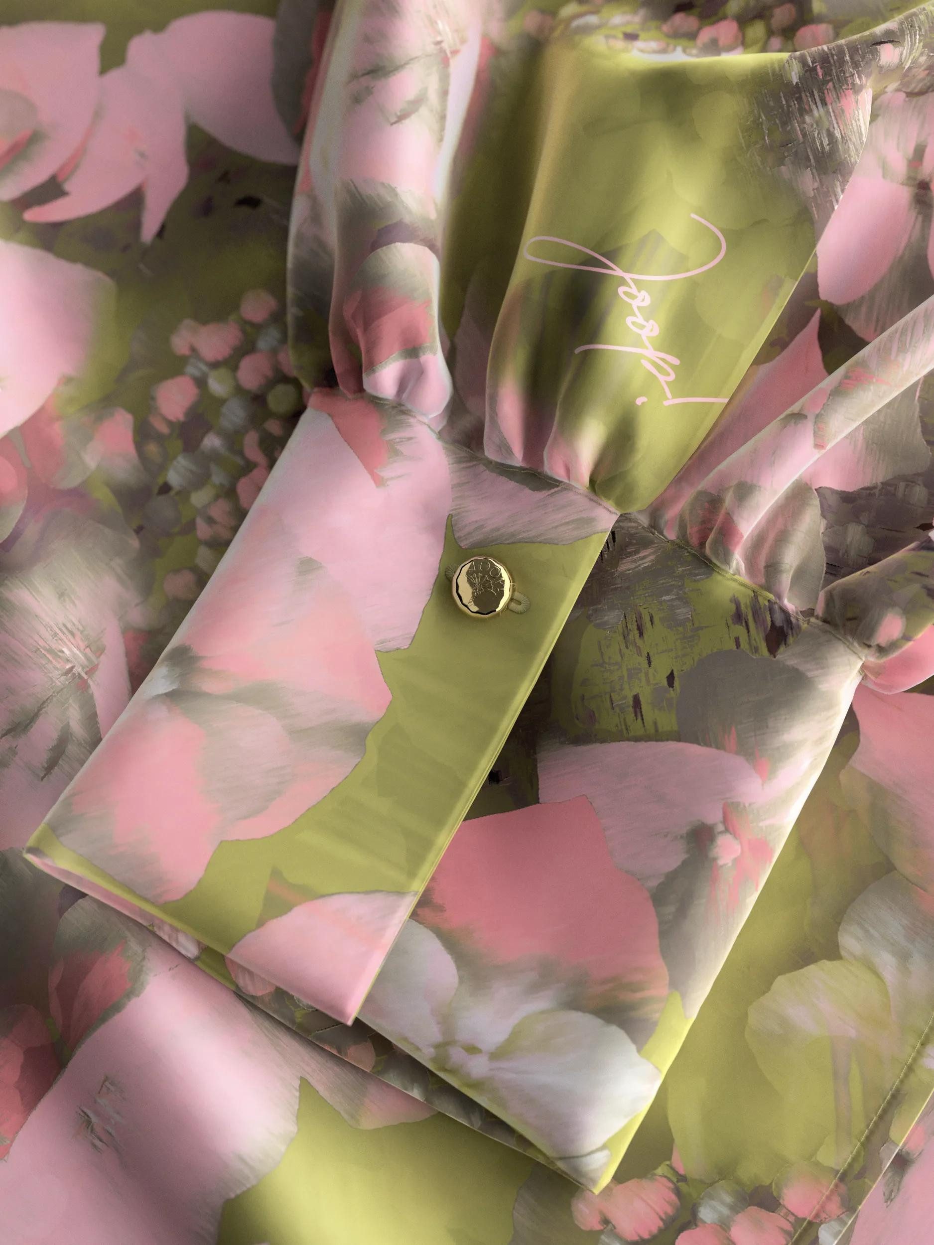 JOOP! Schlupfbluse Belmira mit allover Blumenprint – Bild 5 von 5