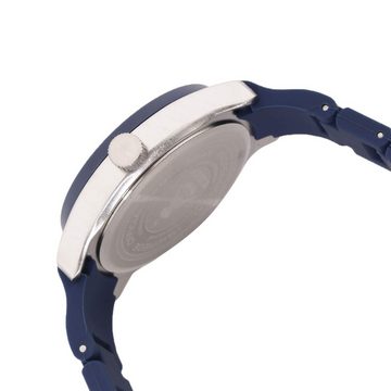 Superdry Quarzuhr, Superdry Herren Analog Quarz Uhr mit Silikon Armband SYG211US