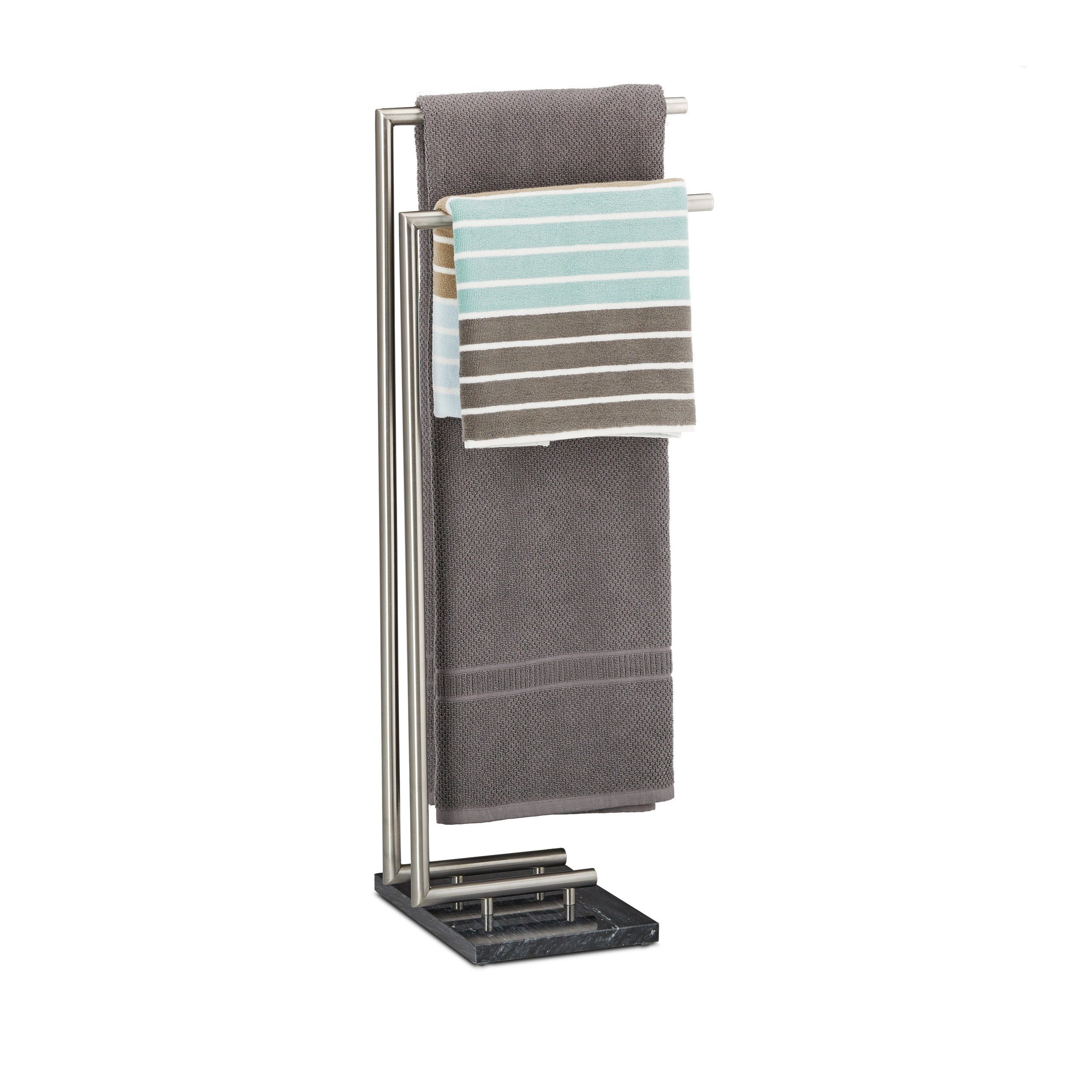 relaxdays Handtuchständer Freistehender Handtuchhalter PIERRE günstig online kaufen