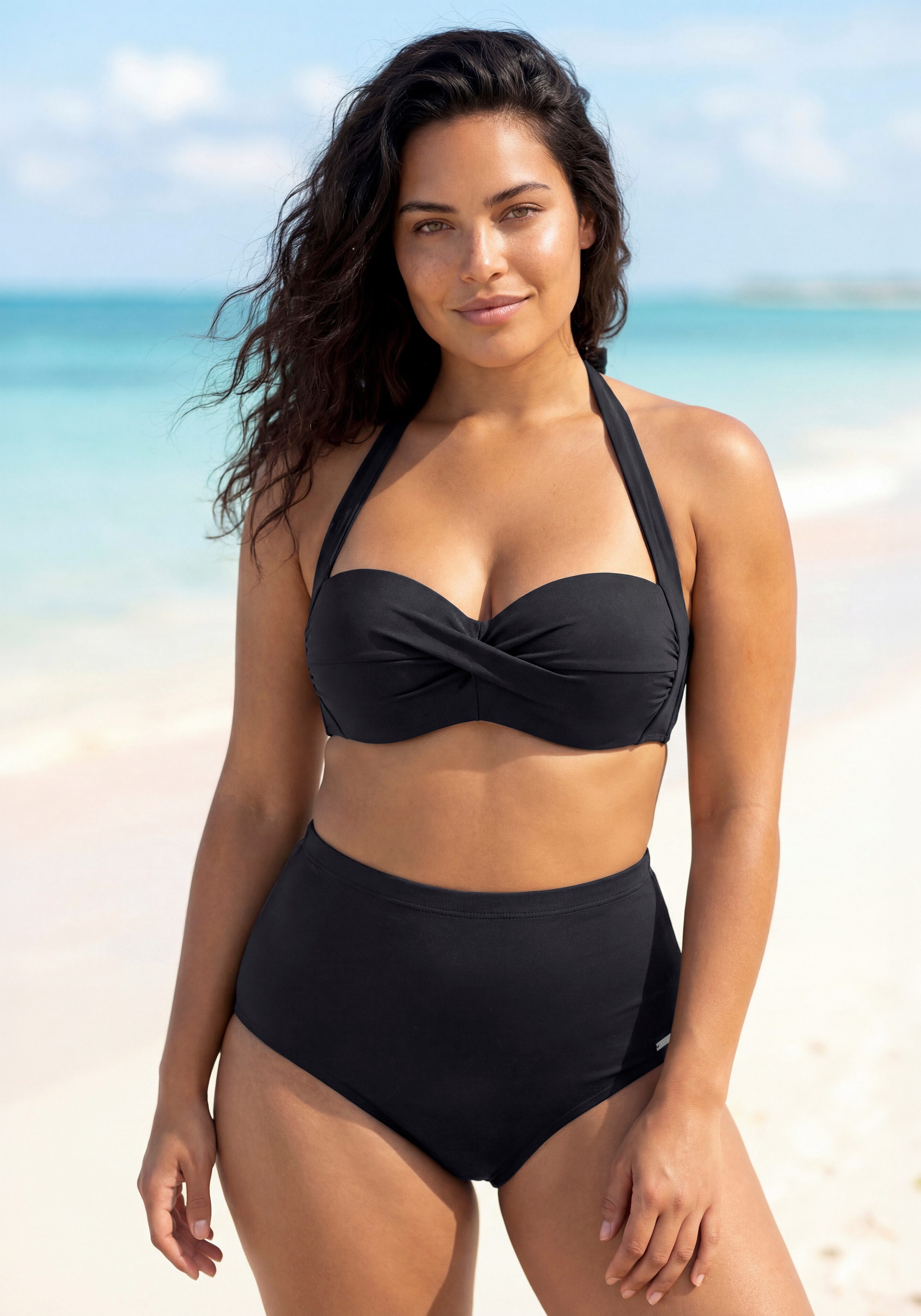 LASCANA Bügel-Bandeau-Bikini-Top Lolo, in getwisteter Optik – Bild 4 von 4