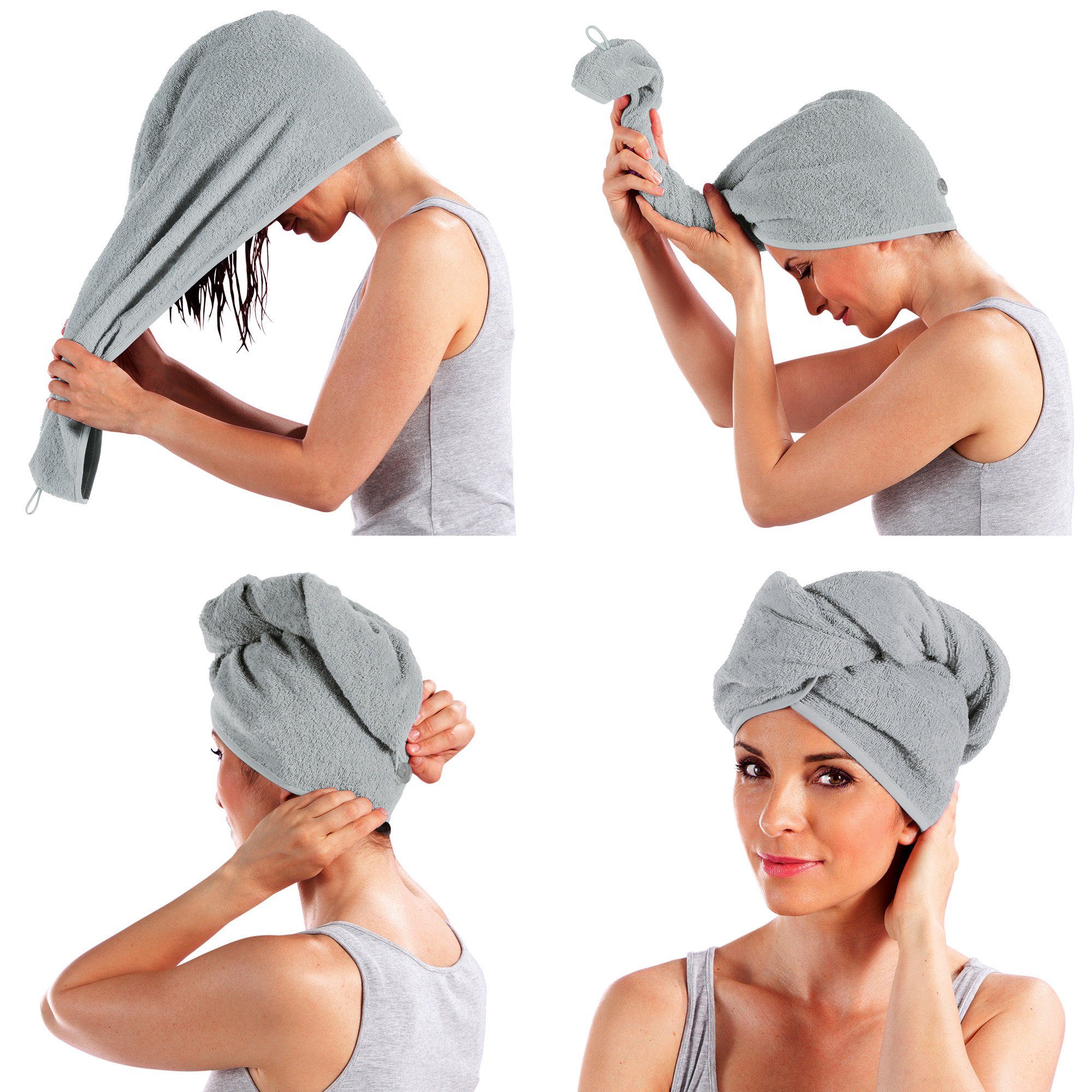 Erwin Müller Handtuch Turban 3er-Pack, Frottier, günstig online kaufen