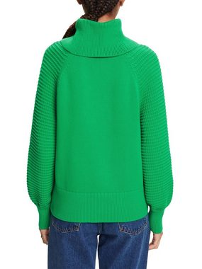 edc by Esprit Rollkragenpullover Baumwollpullover mit Rollkragen