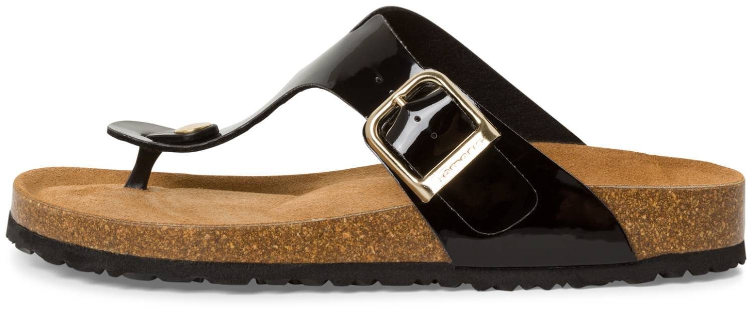 Tamaris Tamaris 27522/42 Black Patent Zehentrenner günstig online kaufen