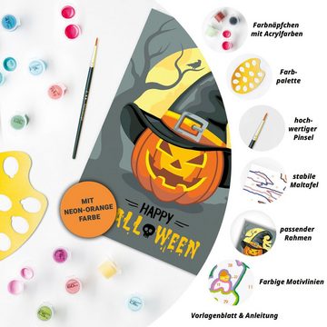 Ravensburger Malen nach Zahlen Happy Halloween, Made in Europe; FSC® - schützt Wald - weltweit