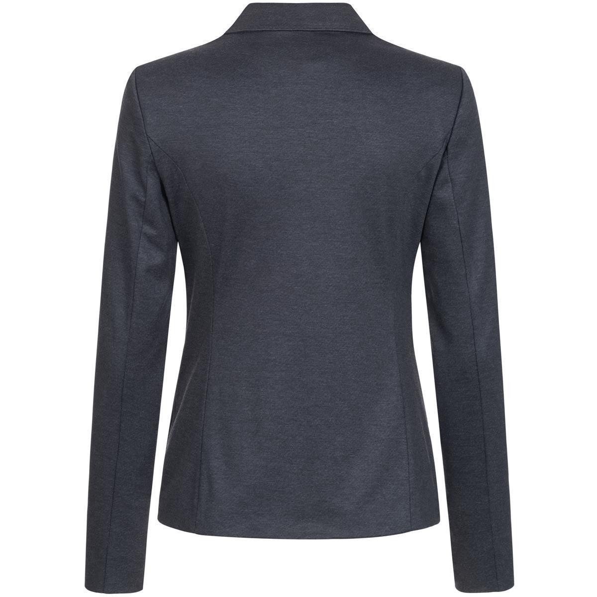 HECHTER PARIS Jerseyblazer HECHTER Paris CASUAL Damen-Jerseyblazer Modern-Fit Blau Microdessin