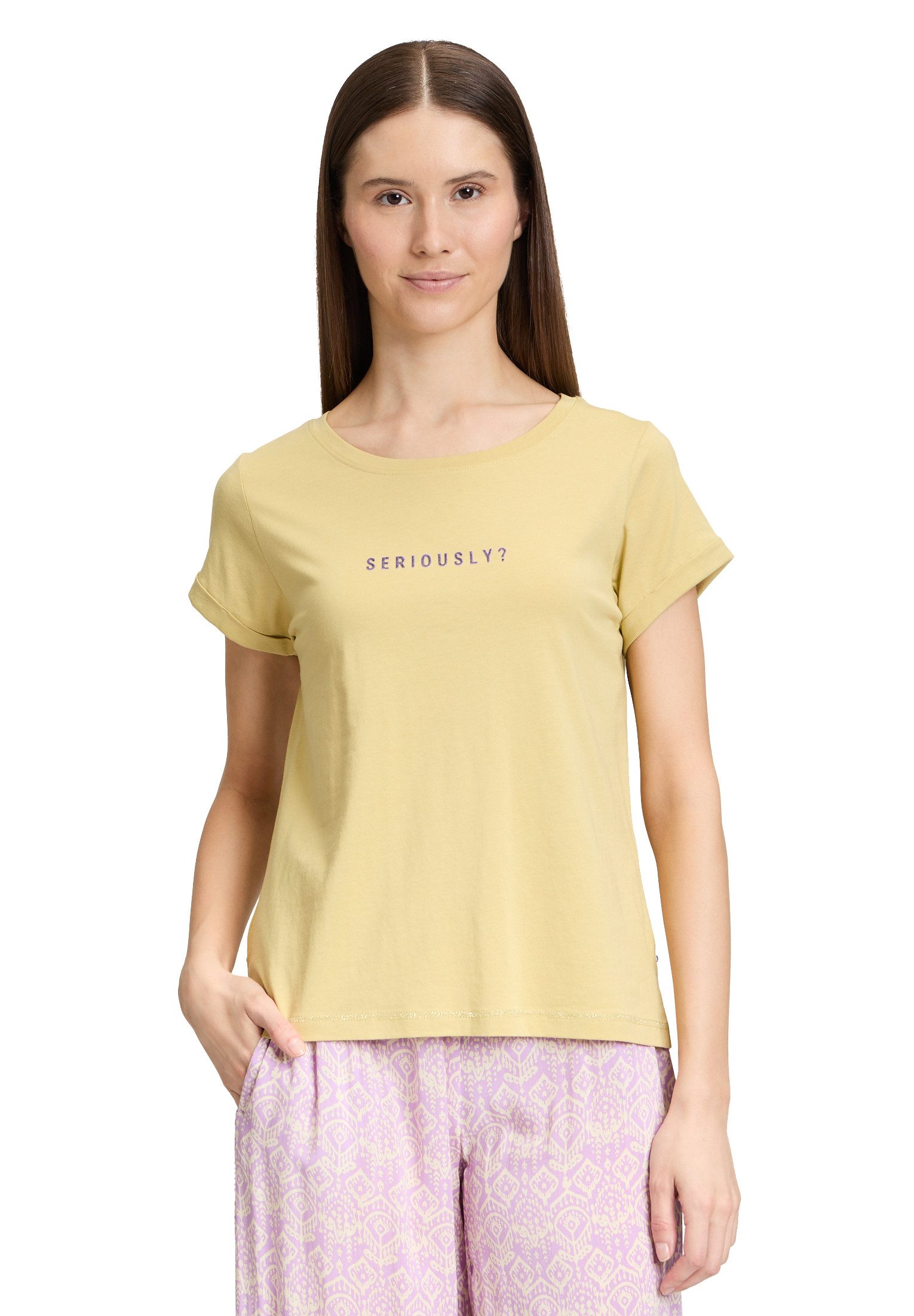 Cartoon Kurzarmshirt Cartoon Printshirt mit Rundhalsausschnitt günstig online kaufen