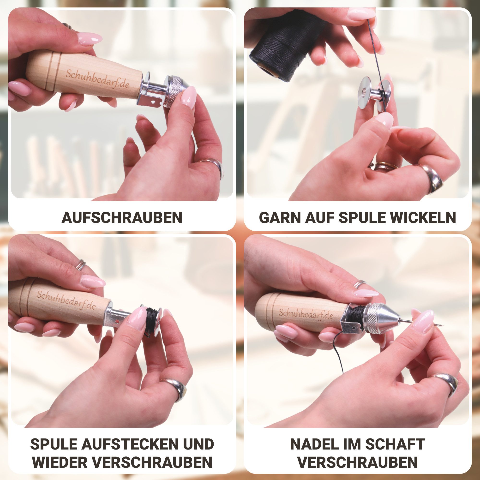 Leren schoenonderhoud borstelset 5 in 1 - De perfecte lederen