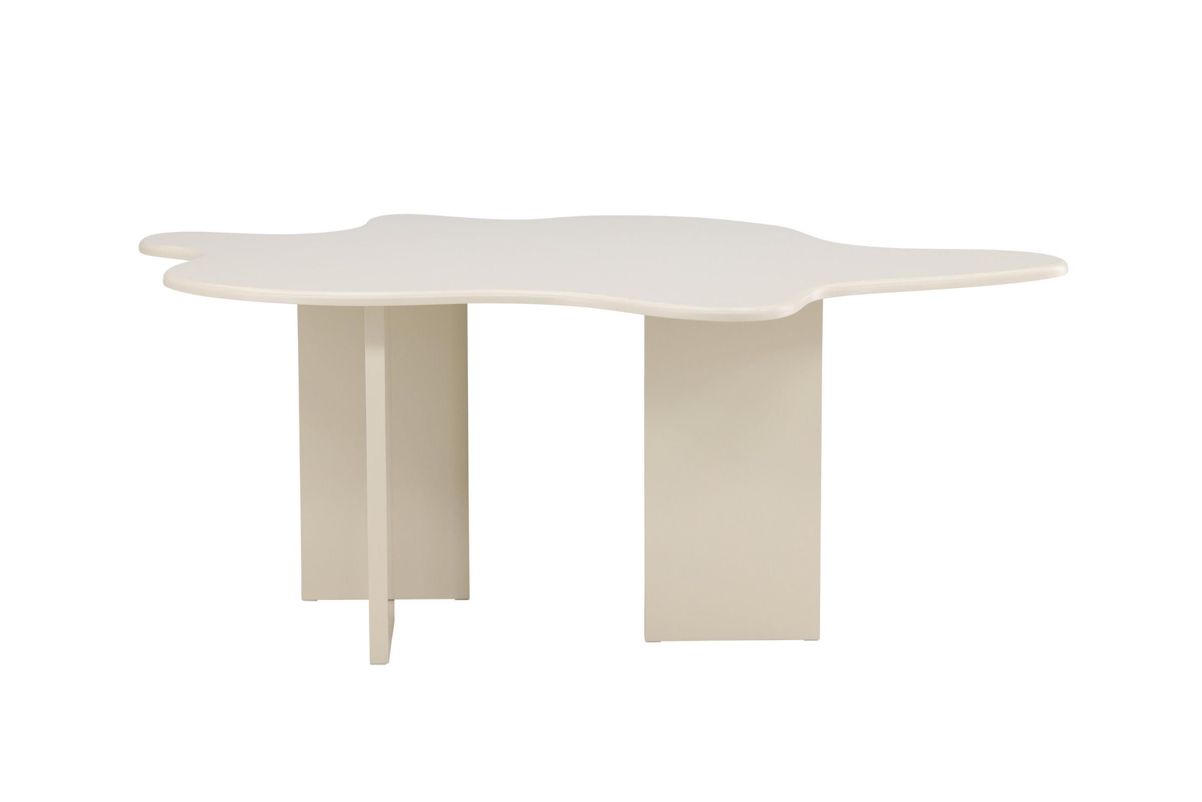 Venture Home Esstisch Flower Esstisch 123x190 cm beige. (1-St)
