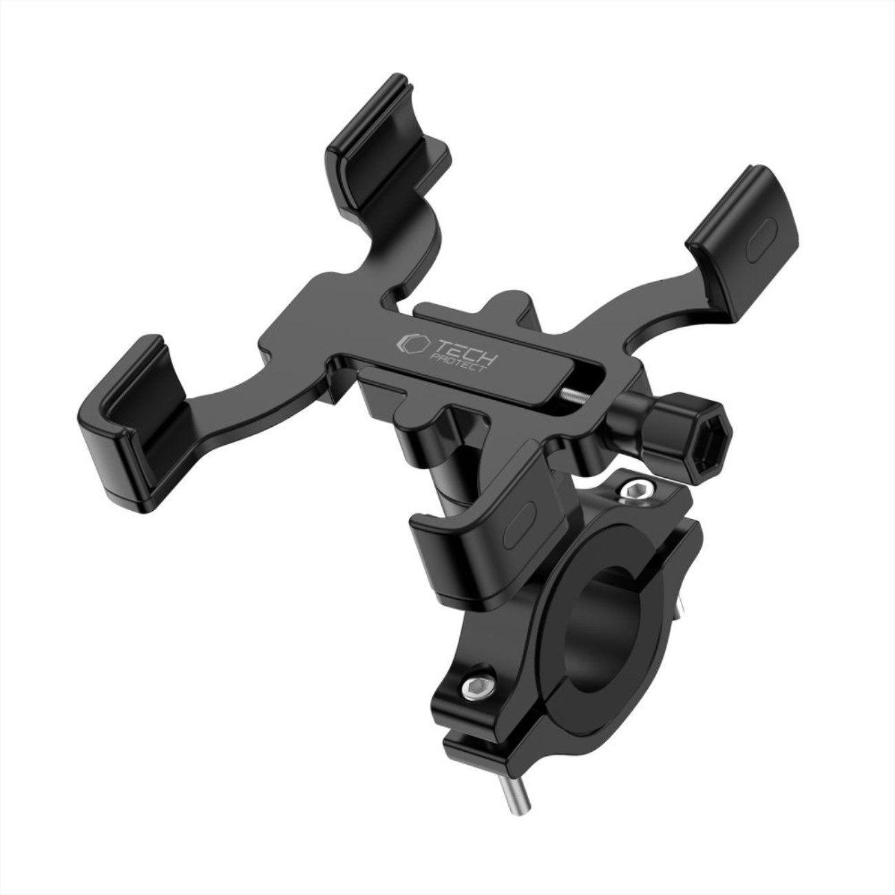 TECH PROTECT Handy-Halterung V3, (bis 6,8 Zoll, Einzelartikel, 1 x Tech-Protect V3 Fahrradtelefonhalter, Stabile Smartphone-Halterung mit 360° Drehung für Fahrräder)