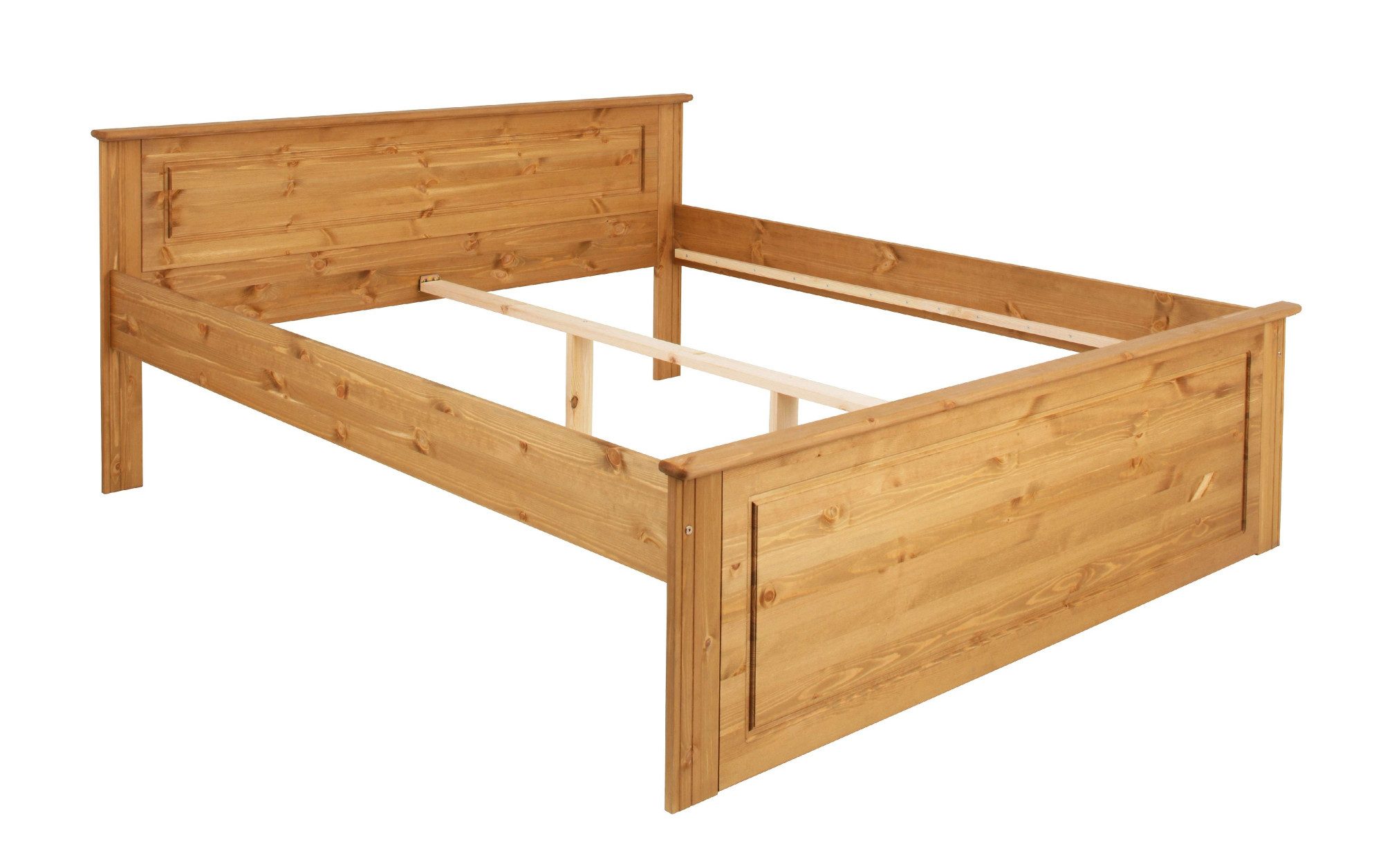 OTTO home Massivholzbett Hugo, FSC® zertifiziert, Landhausstil, zeitlos und edel (auch als Super Sparset inklusive Schubkästen), Stauraumbett, extra belastbar,  – Bild 4 von 5