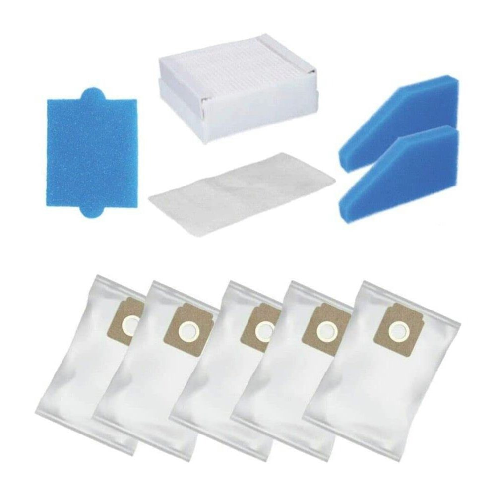 M&M Smartek Filter-Set 5x Vlies-Beutel & 1x Fiterset für Thomas Aqua+ Staubsauger, Zubehör für Pet & Family, Allergy & Family, Multi Clean X8 Parquet, Multi Clean X10 Parq, X7, LORELEA XT, leicht zu waschen und zu wechseln