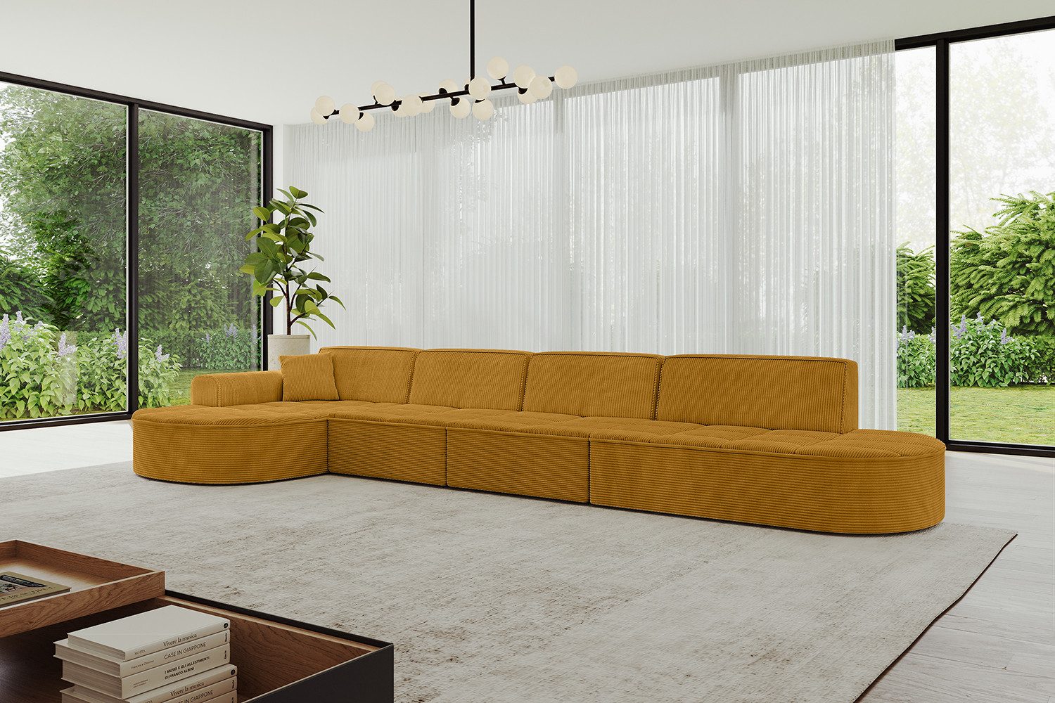 ALTDECOR Ecksofa TARO-L3, Sofa Praktische Bequeme Funktionsecke Couch L-Form Eckcouch, Corner Sofa L-Form Vielseitige Sofa Wohnlandschaft Wohnzimmer