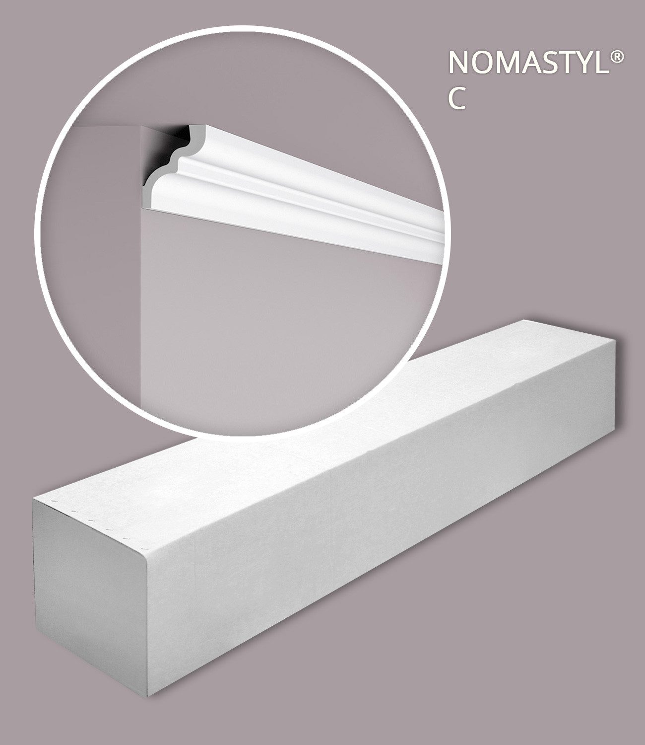 NOËL & MARQUET by nmc Deckenleiste NMC C-box-10 Eckleisten 1 Karton SET mit 10 Stuckleisten 20 m, kleben, Extrudiertes Polystyrol (LDPS), 10-St., 1 x Karton SET, Eckleisten 1 Karton SET mit 10 Stuckleisten 20 m