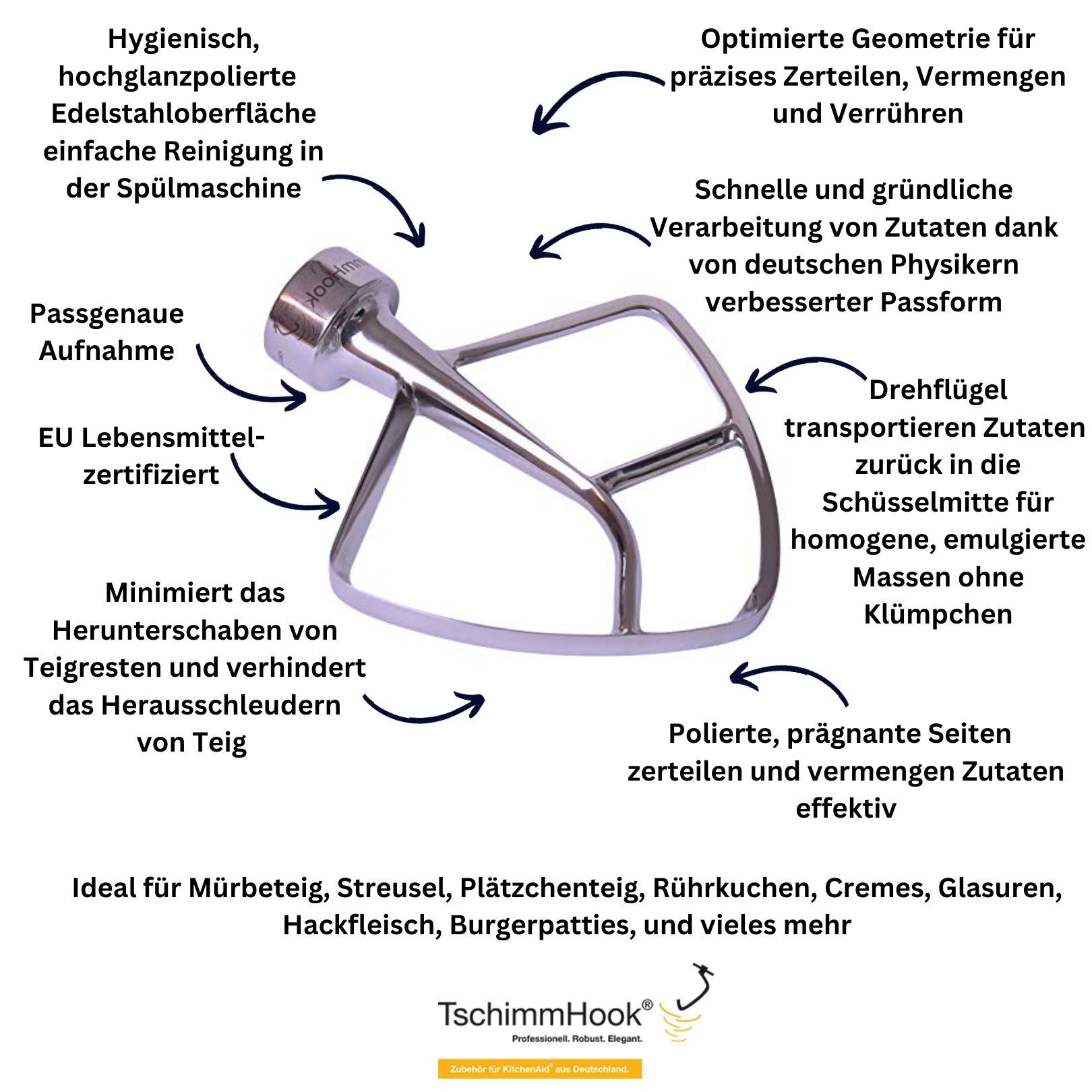 TschimmHook Flachrührer TschimmBeat Flachrührer TH45 SB