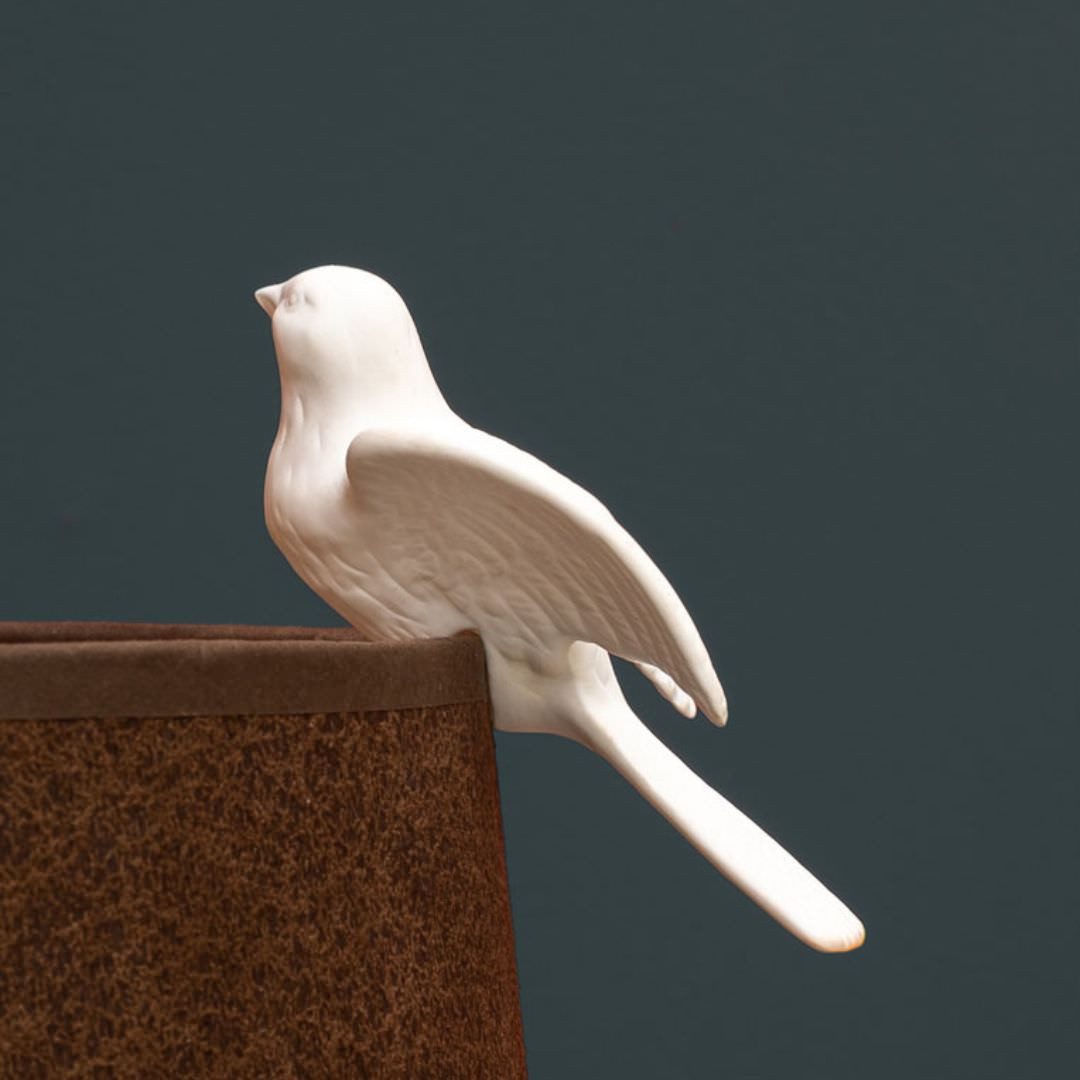 von strohdeicher design Lampenschirm Lampenschirm Accessoire Vogel - Feinst günstig online kaufen
