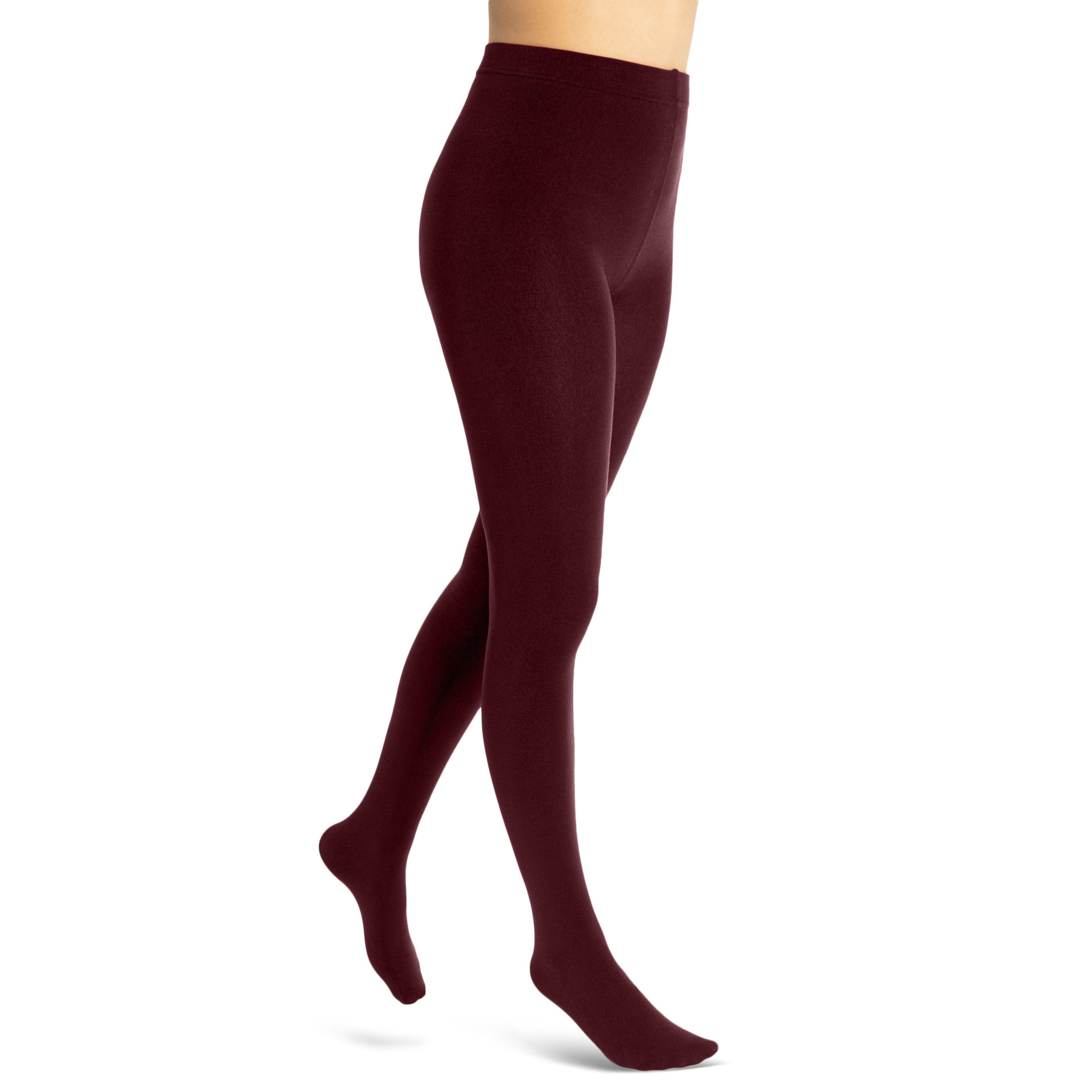 sockenkauf24 Thermostrumpfhose Damen Strumpfhose mit Innenfleece in 10 Farben (Bordeaux 40-42) extra warm Winter Strumpfhose WP