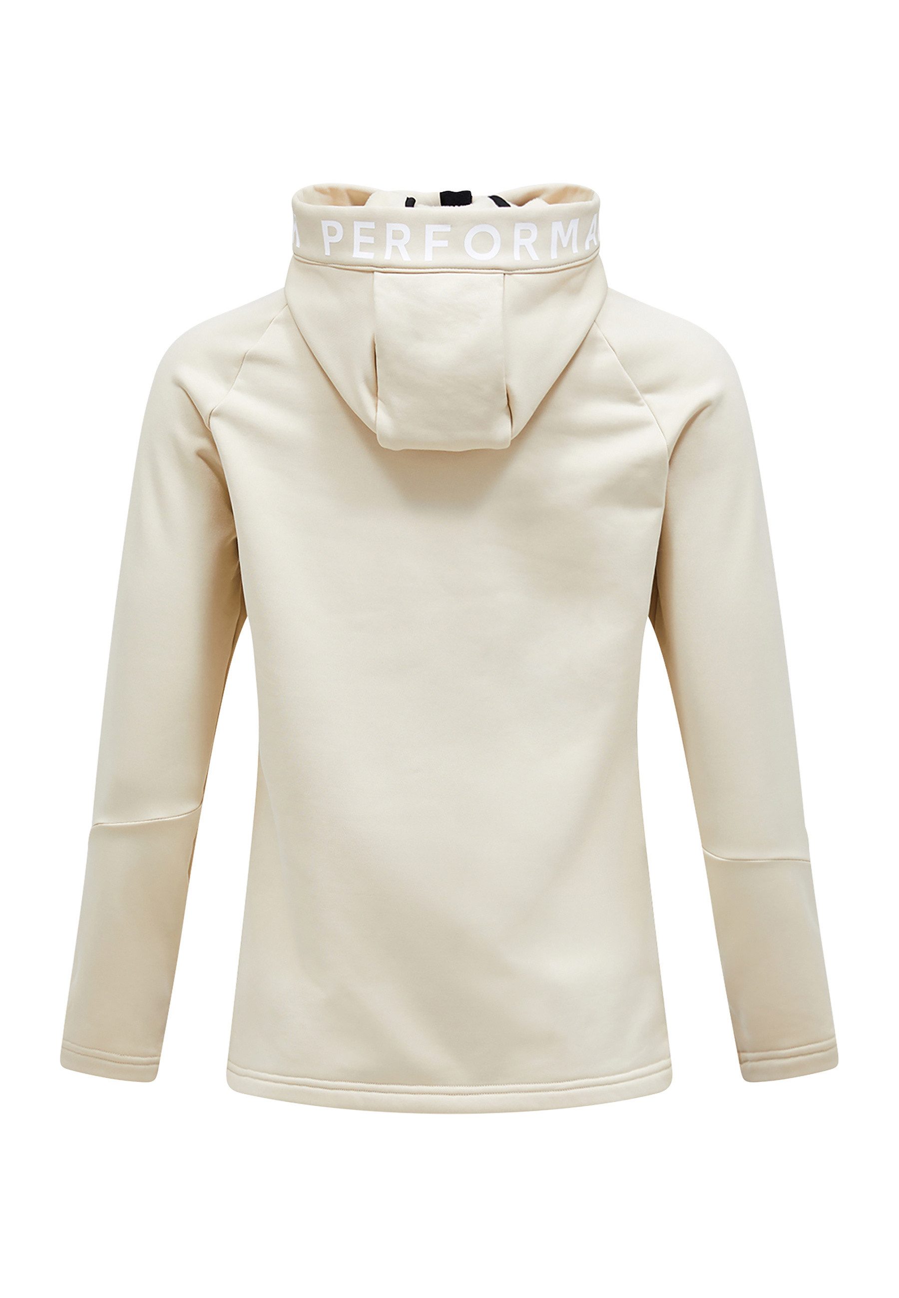 Peak Performance Fleecejacke W Rider Zip Hood mit Label-Applikationen