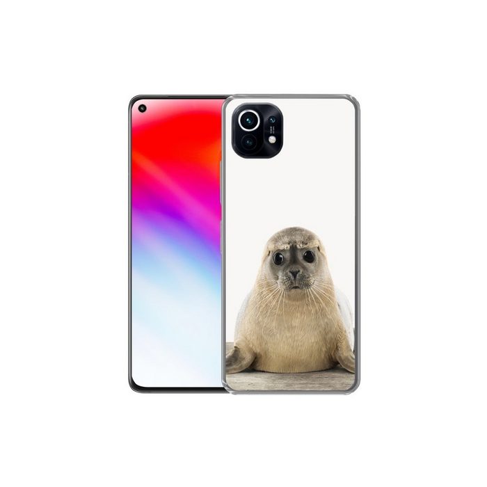 MuchoWow Handyhülle Robbe - Tiere - Kinder - Jungen - Mädchen - Kinder Phone Case Handyhülle Xiaomi Mi 11 Silikon Schutzhülle