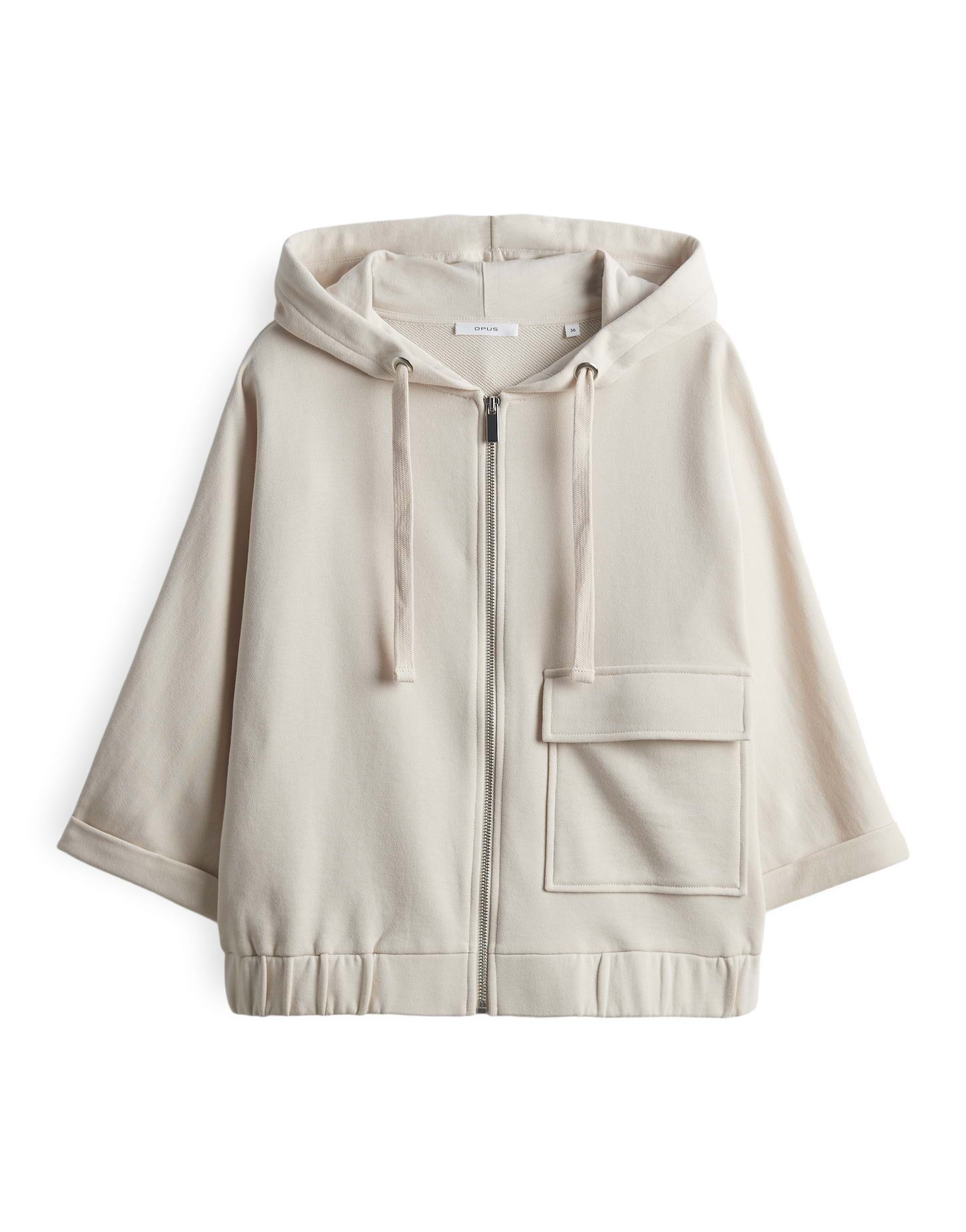 OPUS Sweatjacke GUSA Batwing Fit aus softer Baumwolle günstig online kaufen