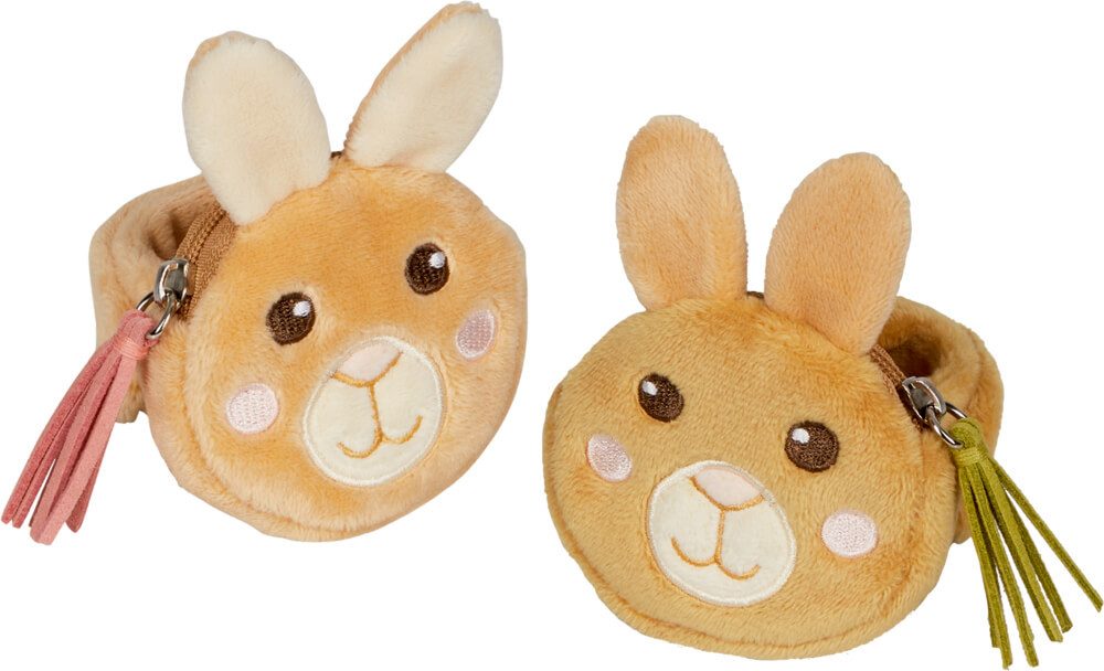 COPPENRATH DIE SPIEGELBURG Freundschaftsarmband Schnapparmband Hase mit Fach - 2 fach sortiert (einzeln)