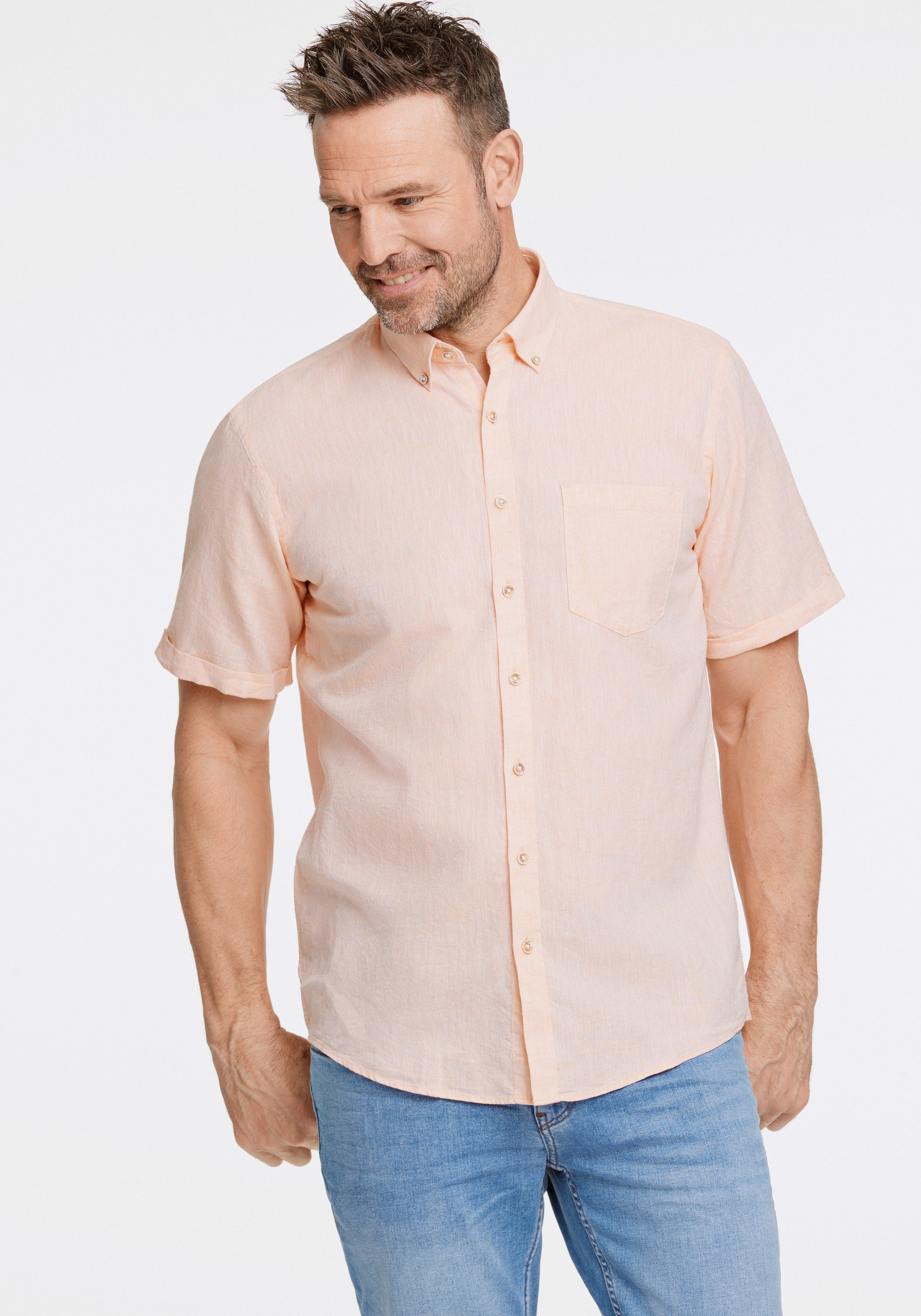 Leinenhemd Leinenhemd (Kurzarm) Regular Fit