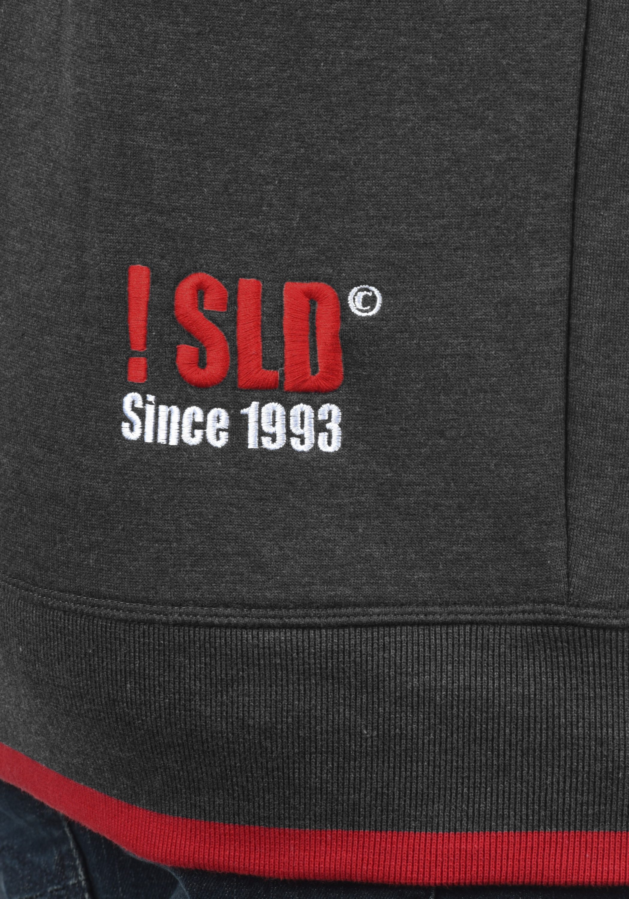 !Solid Hoodie SDBenjamin Hood Kapuzensweatshirt mit Cross-Over Kragen