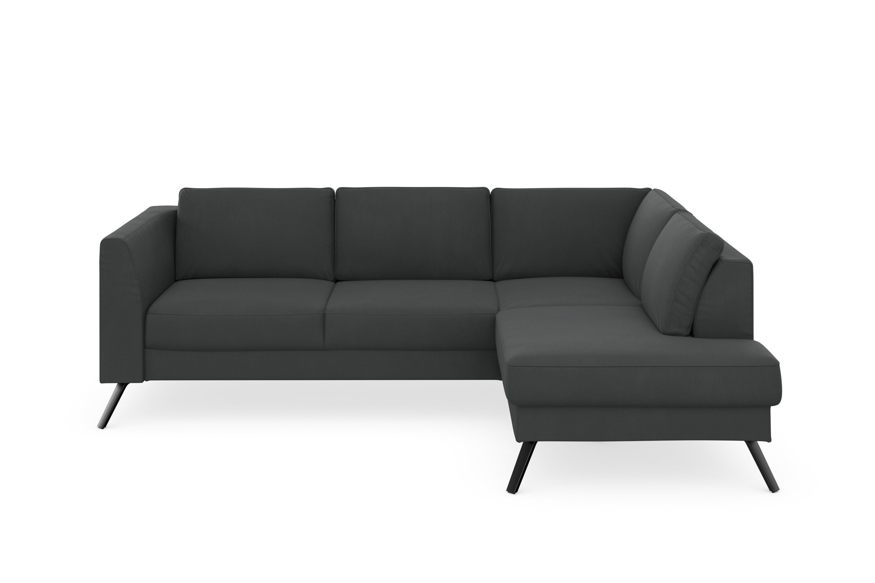 Ecksofa Federkern mit Sitztiefenverstellung sit&more Lindholm, und