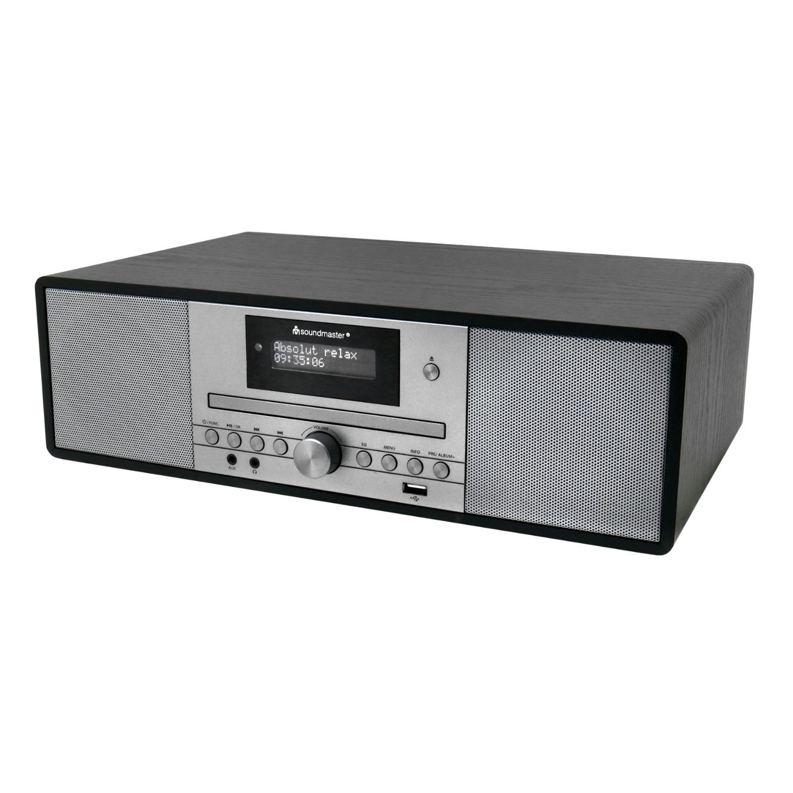 DAB980SW Kompaktanlage DAB+ UKW CD‑MP3 USB Bluetooth Wecker Hörbuch Microanlage
