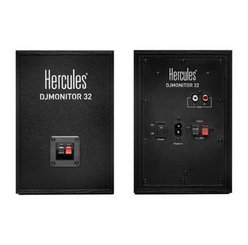 HERCULES DJ Monitor 32 Boxen mit Audiokabel Lautsprecher (Kabelgebunden, 30 W)