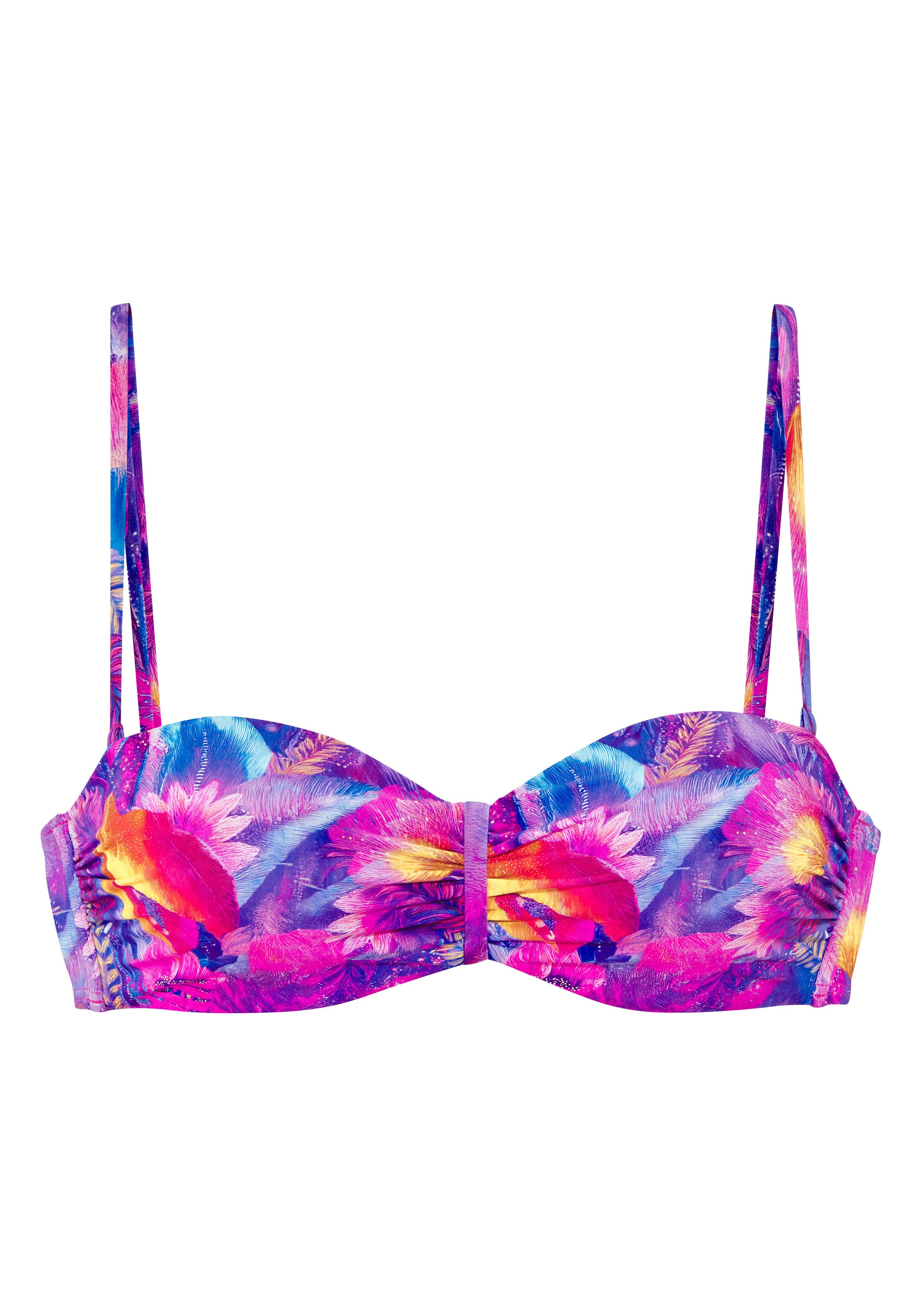 Venice Beach Bügel-Bandeau-Bikini-Top Zarina, im farbenträchtigem Design – Bild 4 von 5