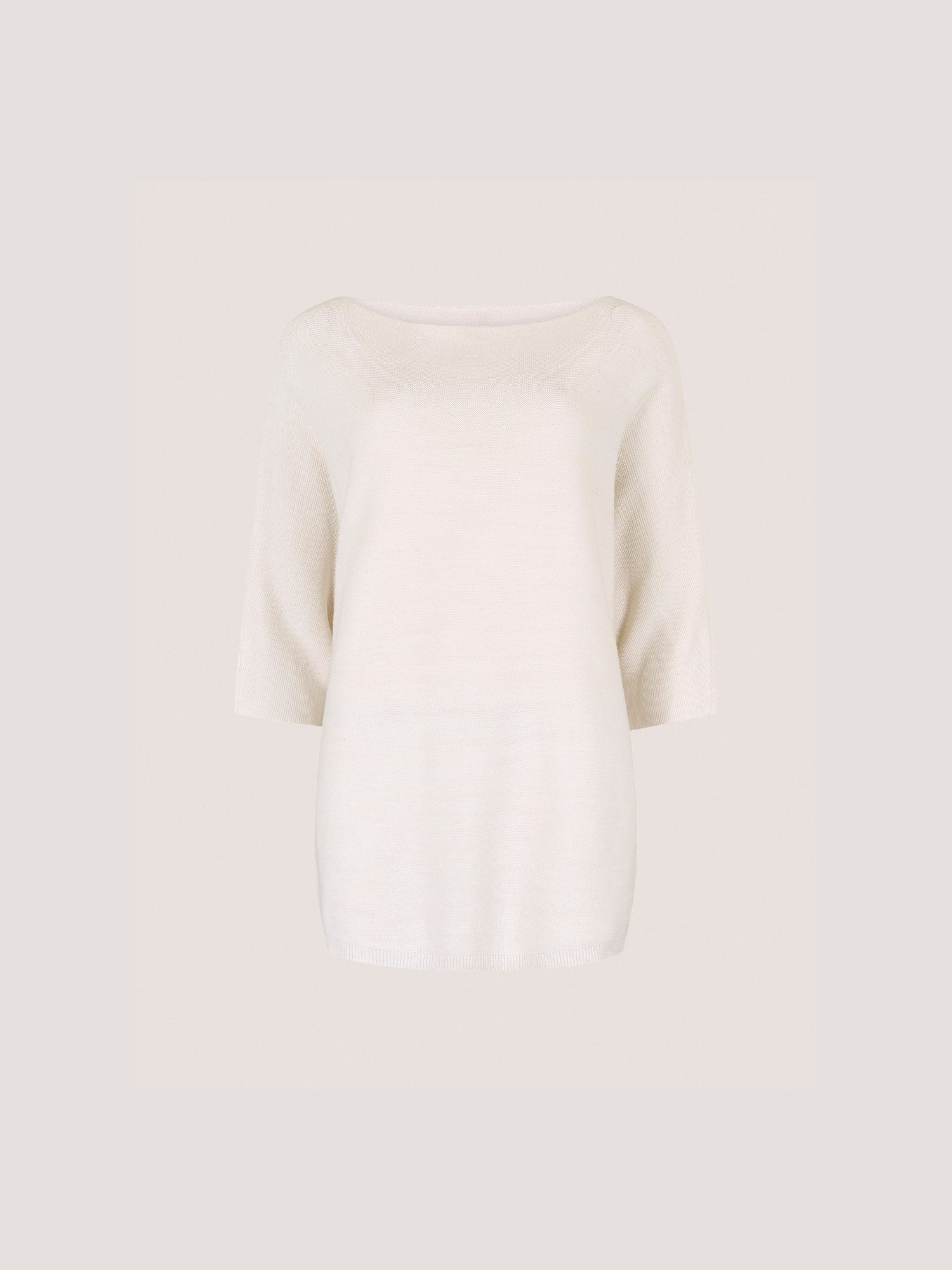 Apricot Rundhalspullover Fledermauspullover mit U-Boot Ausschnitt günstig online kaufen