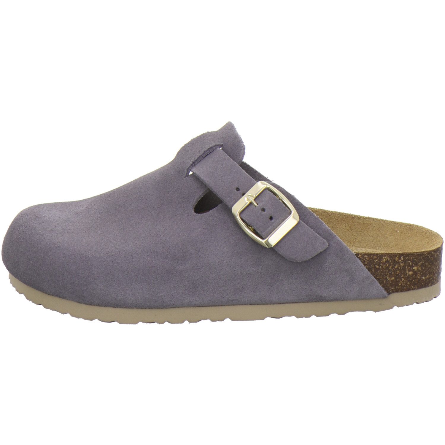 AFS-Schuhe 290083 Clogs Pantolette für Damen aus Leder mit Fußbett, Hausschuhe Made in Germany